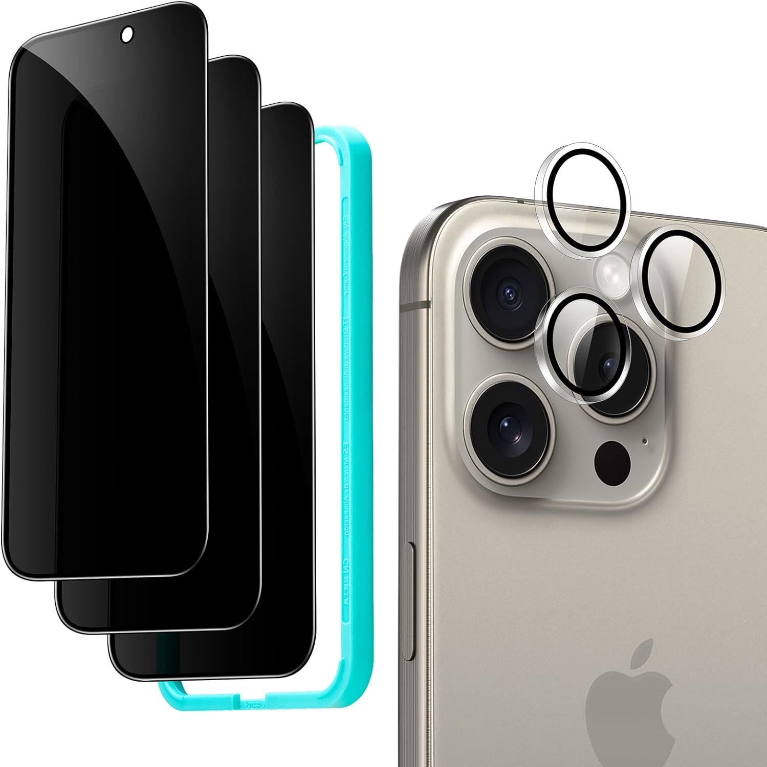 3 Pack for Iphone 16E/ Iphone SE 4/ Iphone 14/ Iphone 13/ Iphone 13 Pro Screen Protector, [9H Hardness] [Military Grade Shatterproof] Tempered Glass Film with Easy Installation Tool