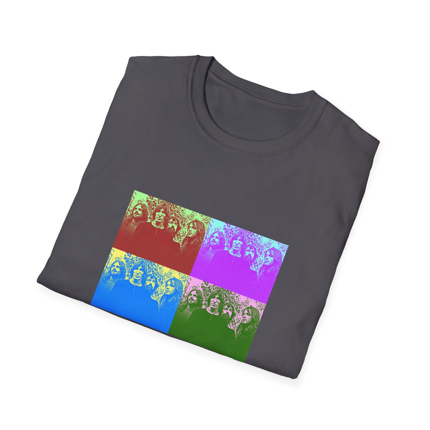 Pink Floyd Andy Warhol Style Pop Art Unisex Softstyle T-Shirt