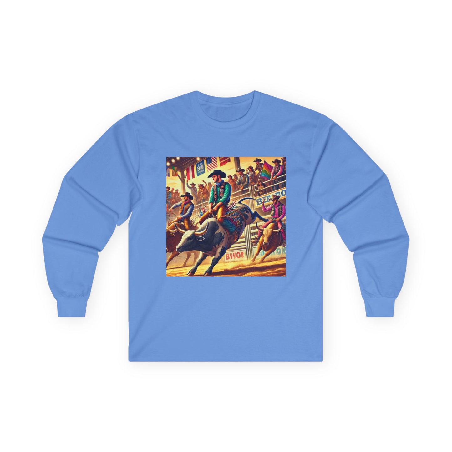 PBR Bull Riding Professional Bull Riders Unisex Ultra Cotton Long Sleeve Tee