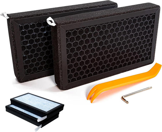 Tesla Model 3 Model Y Air Filter HEPA12 Activated Carbon Tesla Cabin Air Filter Replacement Accessories 2Pack