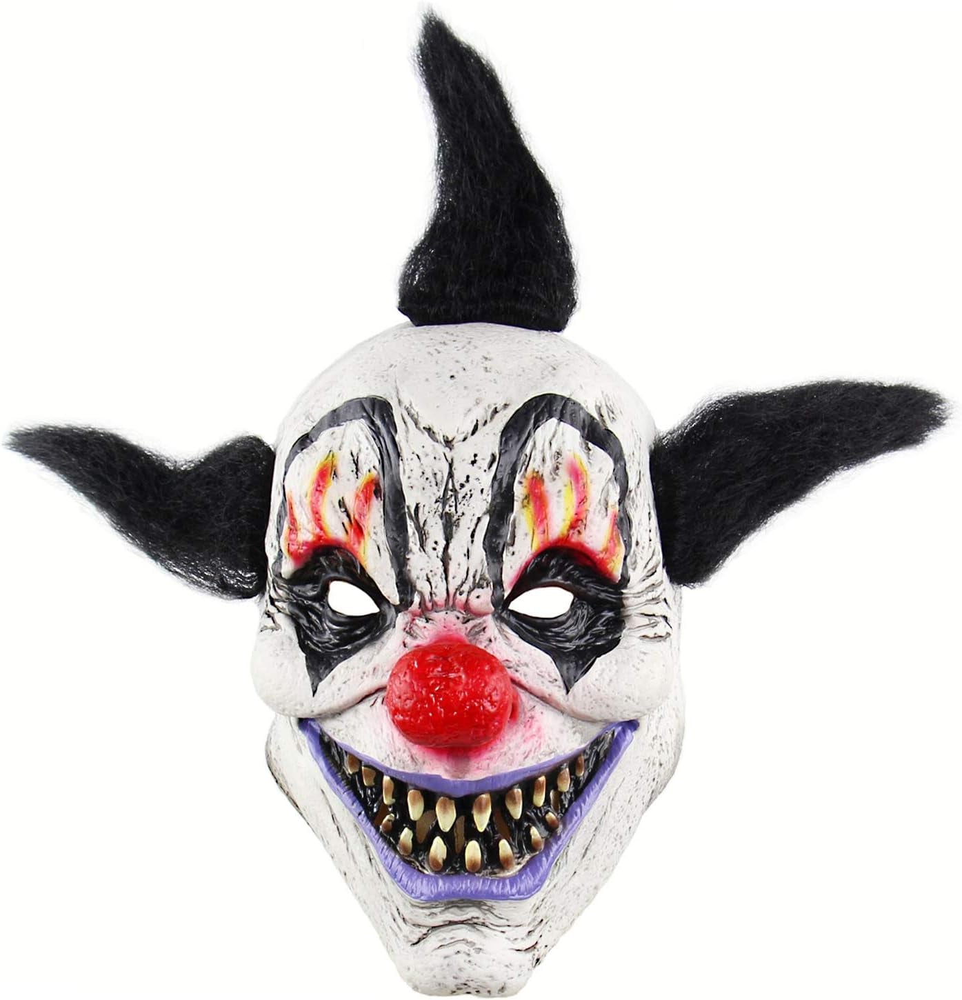 Horror Clown Mask Scary Evil Clown Mask Halloween Costume Creepy Devil Zombie Ghost Grimace Mask Cosplay Party