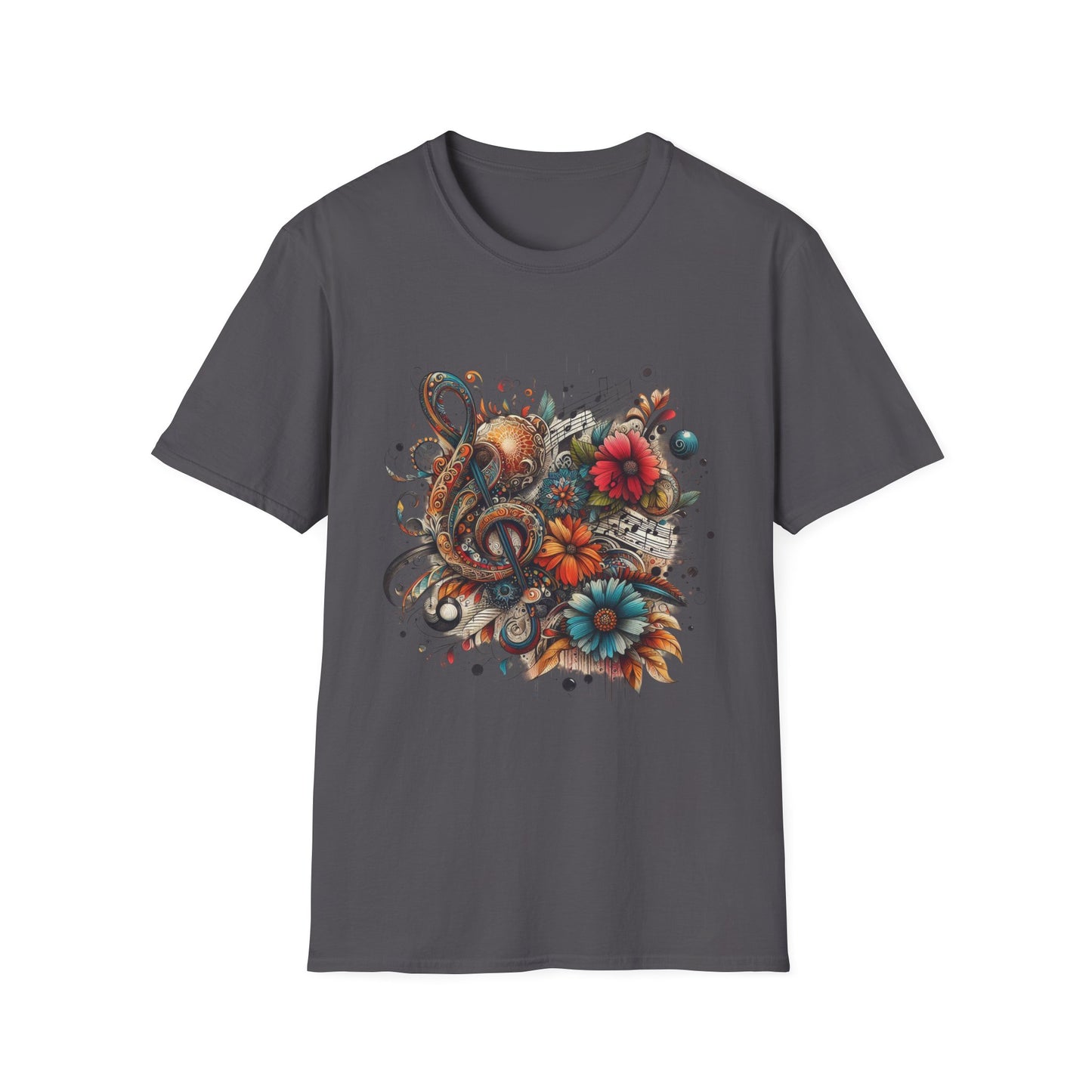 Angie Stone inspired Colorful Artistic Floral Unisex T-Shirt - Graphic Tee for Art Lovers