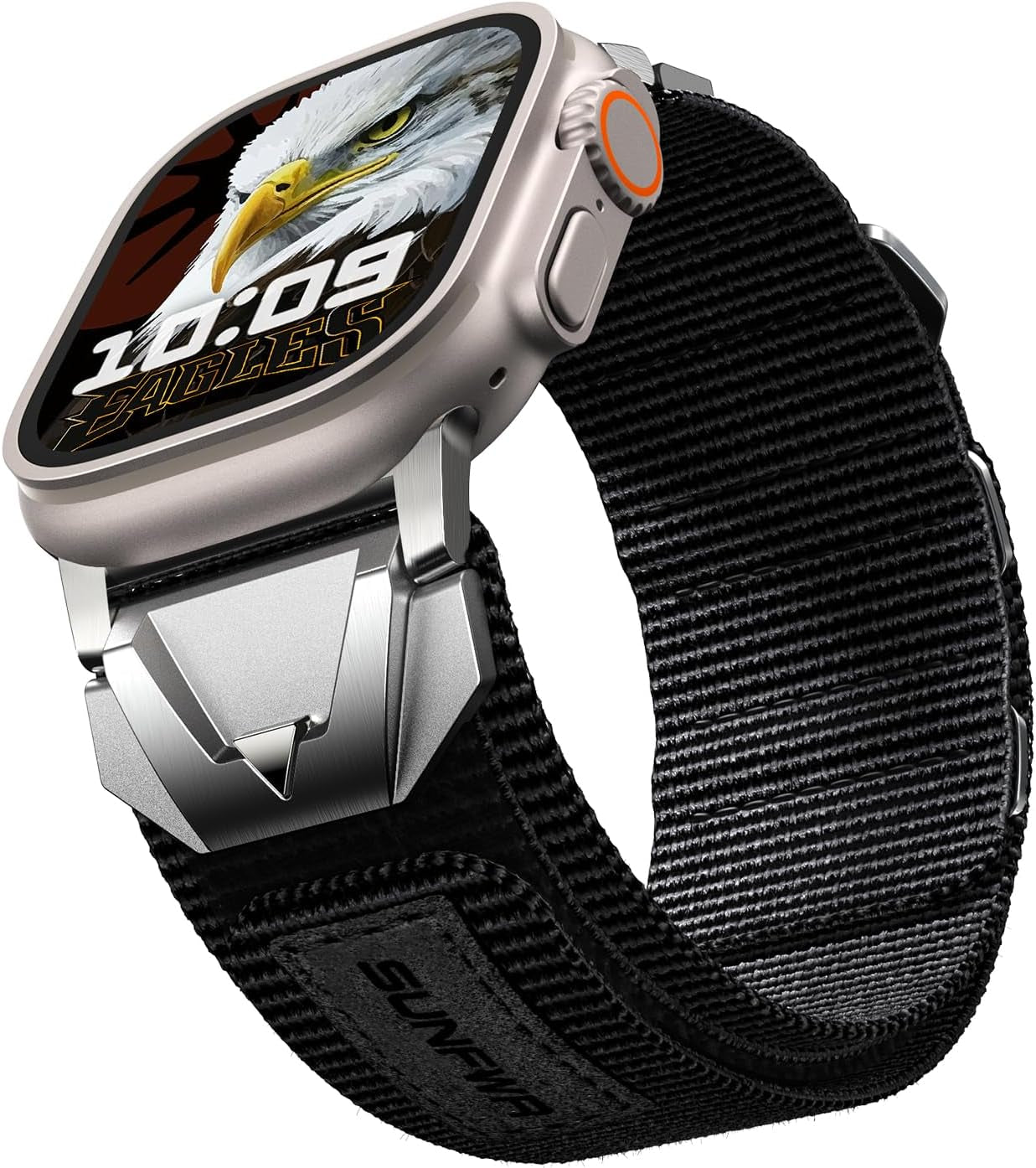 Nylon Sport Band Compatible with Apple Watch Band 49Mm 46Mm 45Mm 44Mm 42Mm, Rugged Strap for Iwatch Bands Ultra Series 10/9/8/7/6/5/4/3/2/1/SE, Durable Wristbands for Men Women