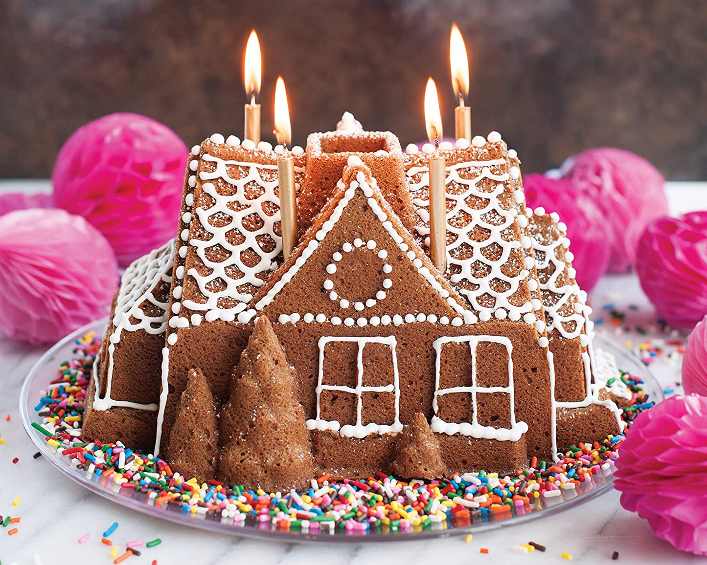 Gingerbread House Bundt Pan
