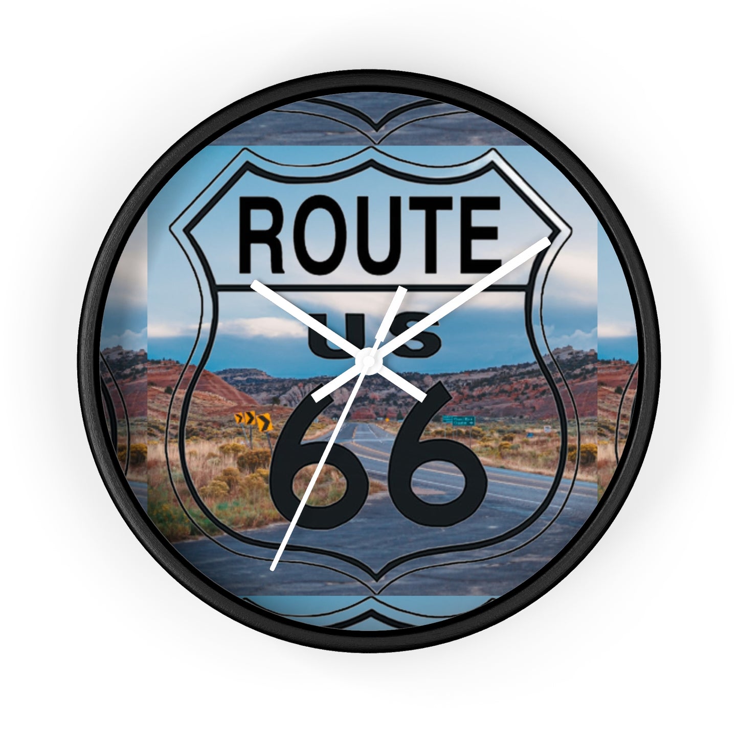US ROUTE 66 HIGHWAY Wall Clock