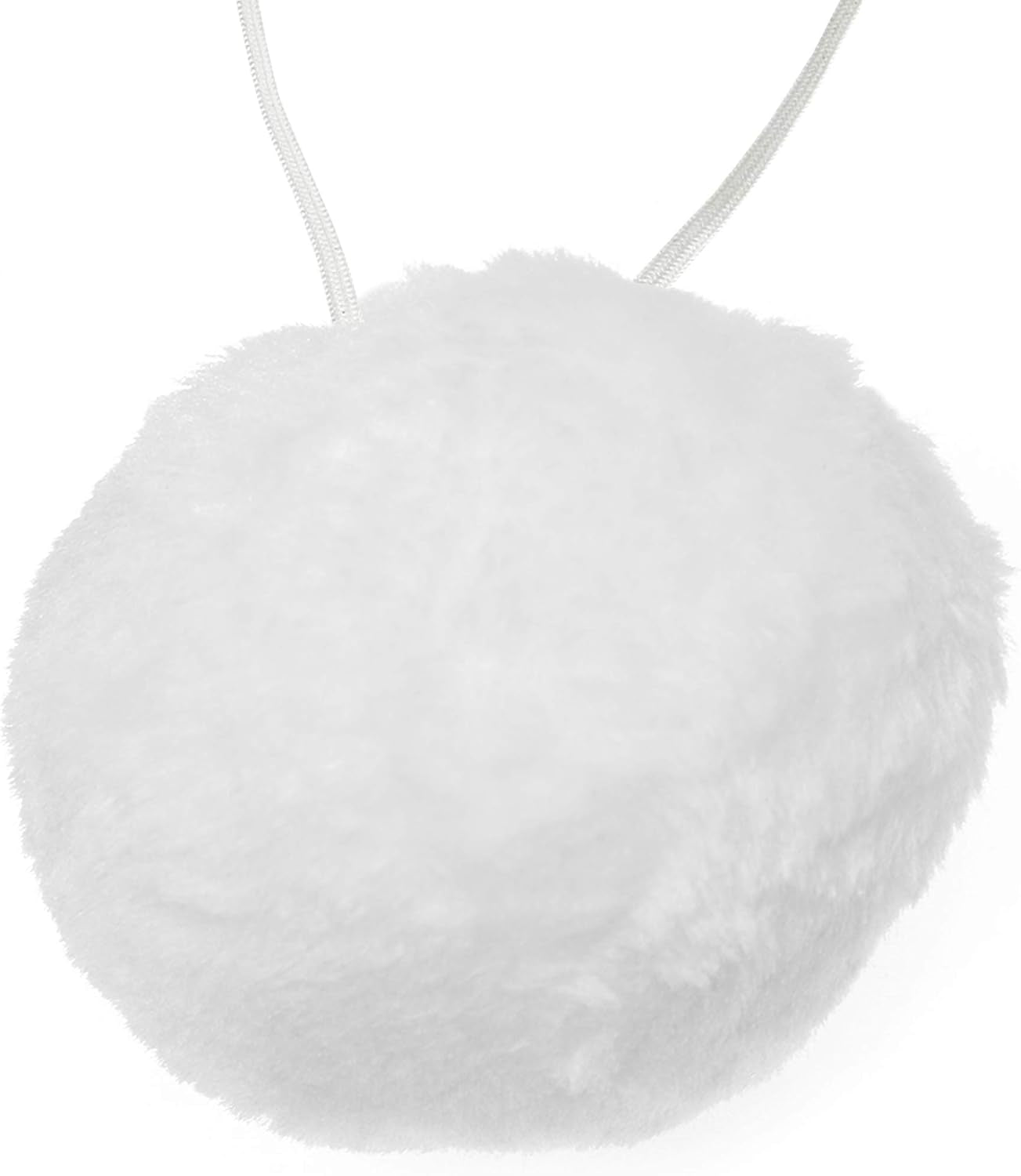 Bunny Rabbit Tail Accessory - White Pom Pom Costume Accessories Bunny Tail for Pretend Play