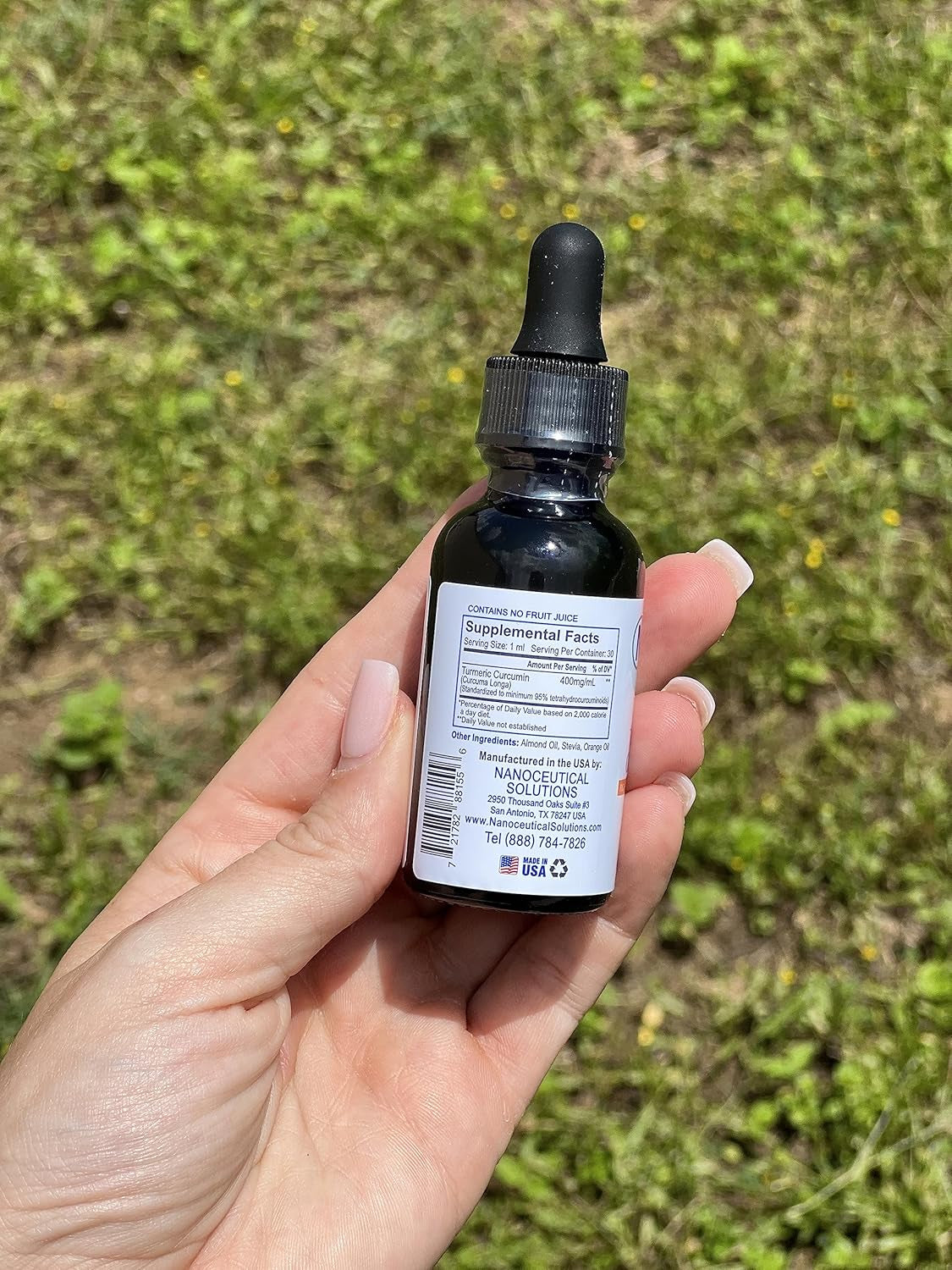 NANO TURMERIC CURCUMIN | Highly Bioavailable Nano Particles | Rapid Absorption | Organic Vegan Non-Gmo Curcuma Longa | Supports Joints, Digestive, Liver & Heart Health | Easy to Use, 30 Ml per Bottle. TLBH