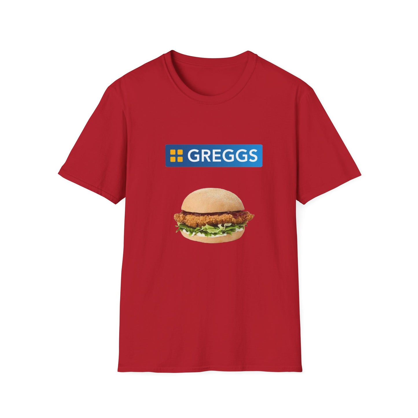 GREGGS Chicken Burger T-Shirt - Unisex Softstyle