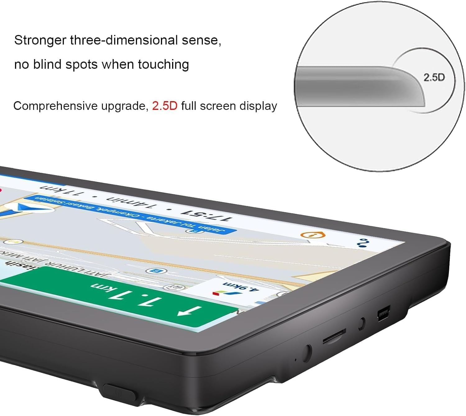 Upgrade GPS Navigation for Truck Car, Car GPS Navigation 2025 Maps, 9 Inch HD Touch Screen Vehicle GPS Navigation System，Free Lifetime Map Updates,Spoken Driver Alerts TRUCK DRIVER