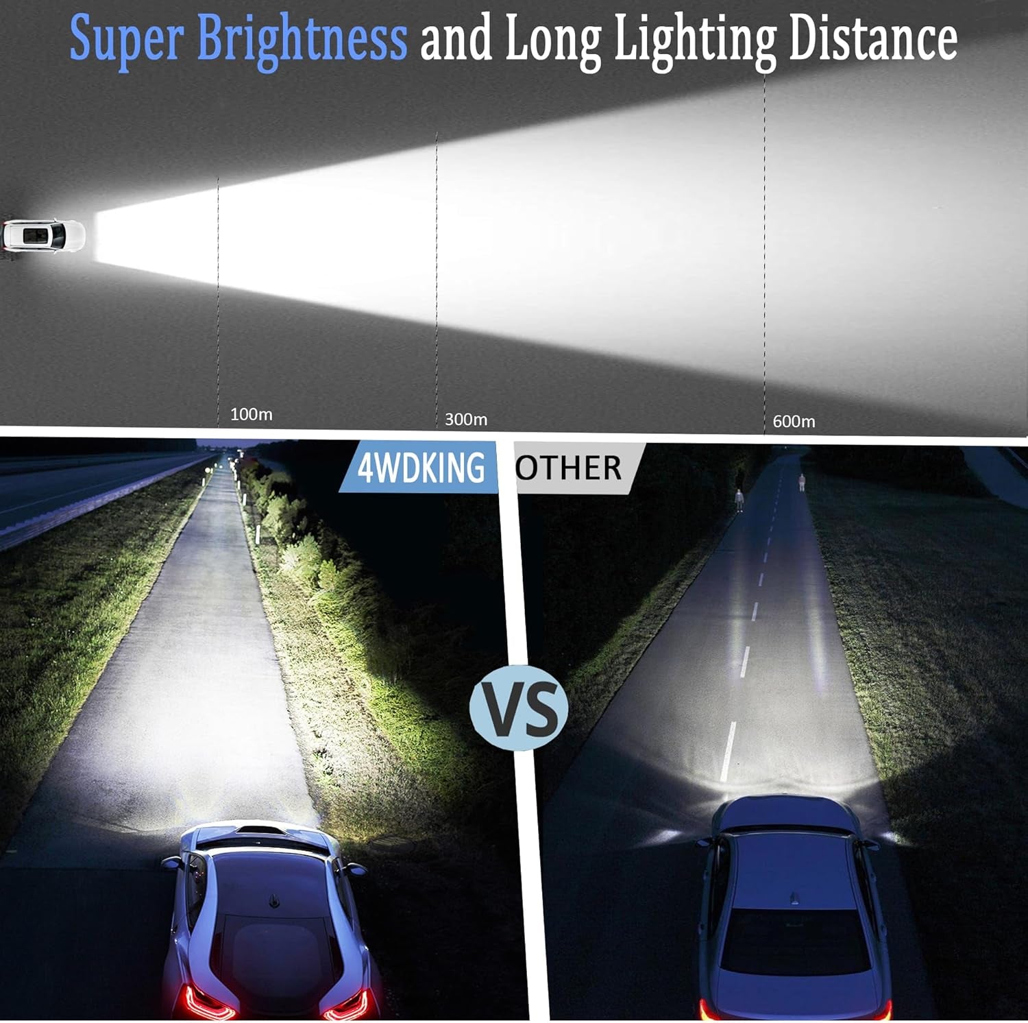 2 Inch LED round Light 20W Spot Driving Light Waterproof Off-Road Work Lamp for Motorcycle, ATV, UTV, Dirt Bike, 4X4 Pickup Truck, Boat, Trailer