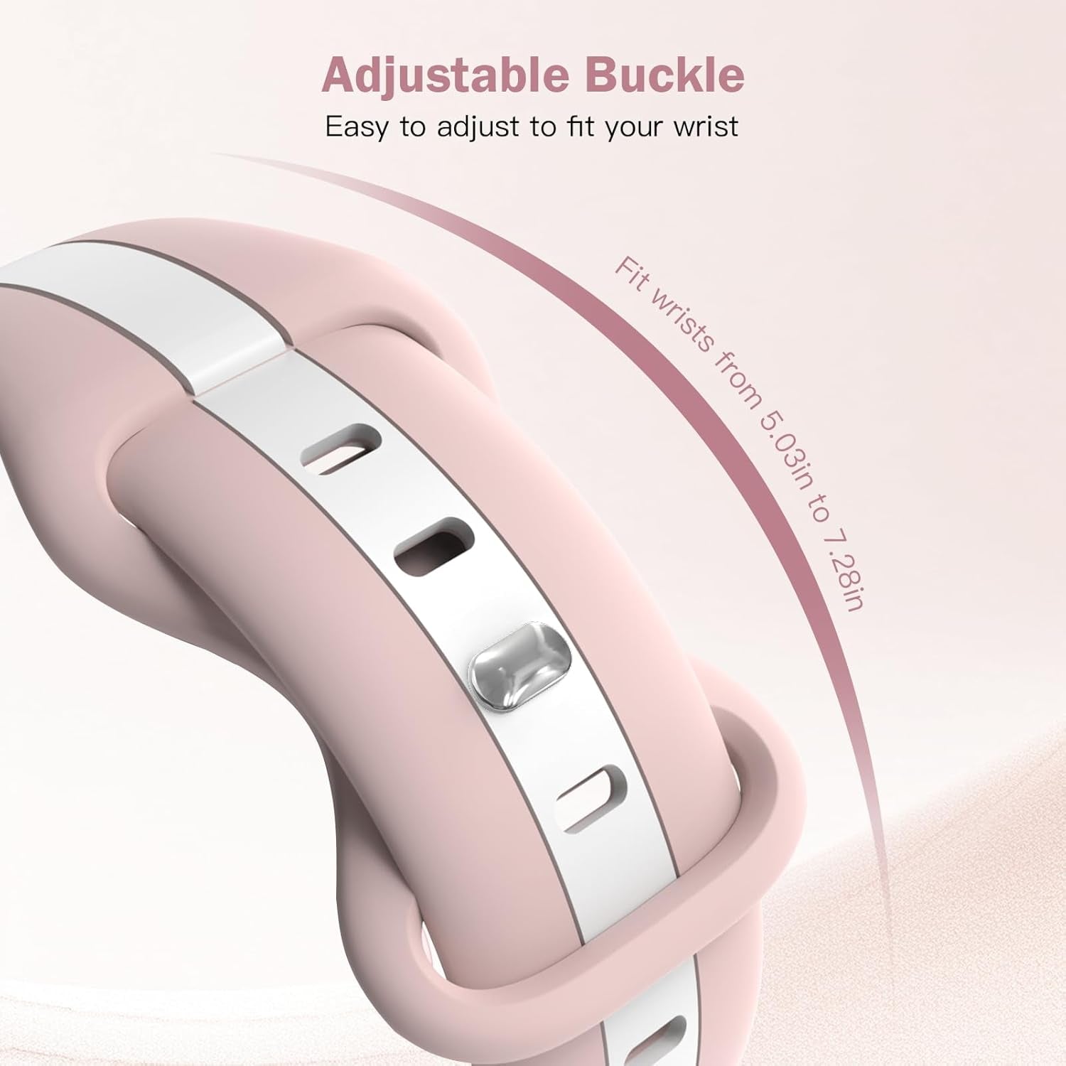 Watch Band Compatible with Apple Watch for Women Men,Fashion Double-Color Wristband Replacement Sport Straps for Iwatch Series 9 8 7 6 5 4 3 2 1 SE