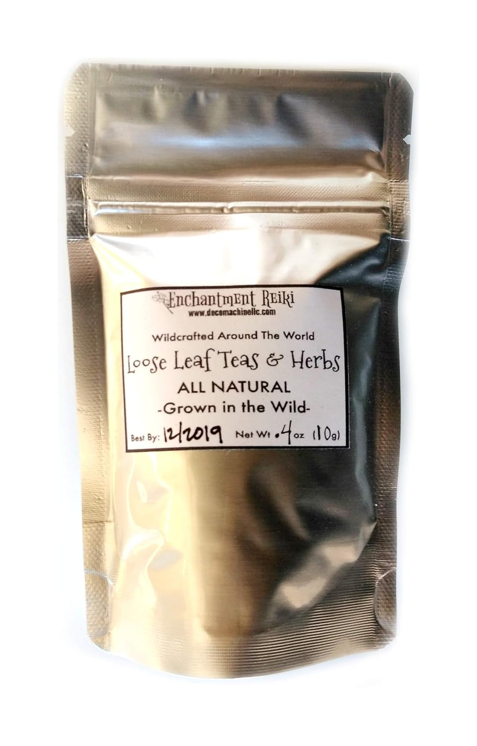 Reiki Charged Lavender Flower Buds Lavandula Angustifolia Wildcrafted in France Loose Leaf Dried Flower 0.4 Oz Bag Small Sample Tea TLBH