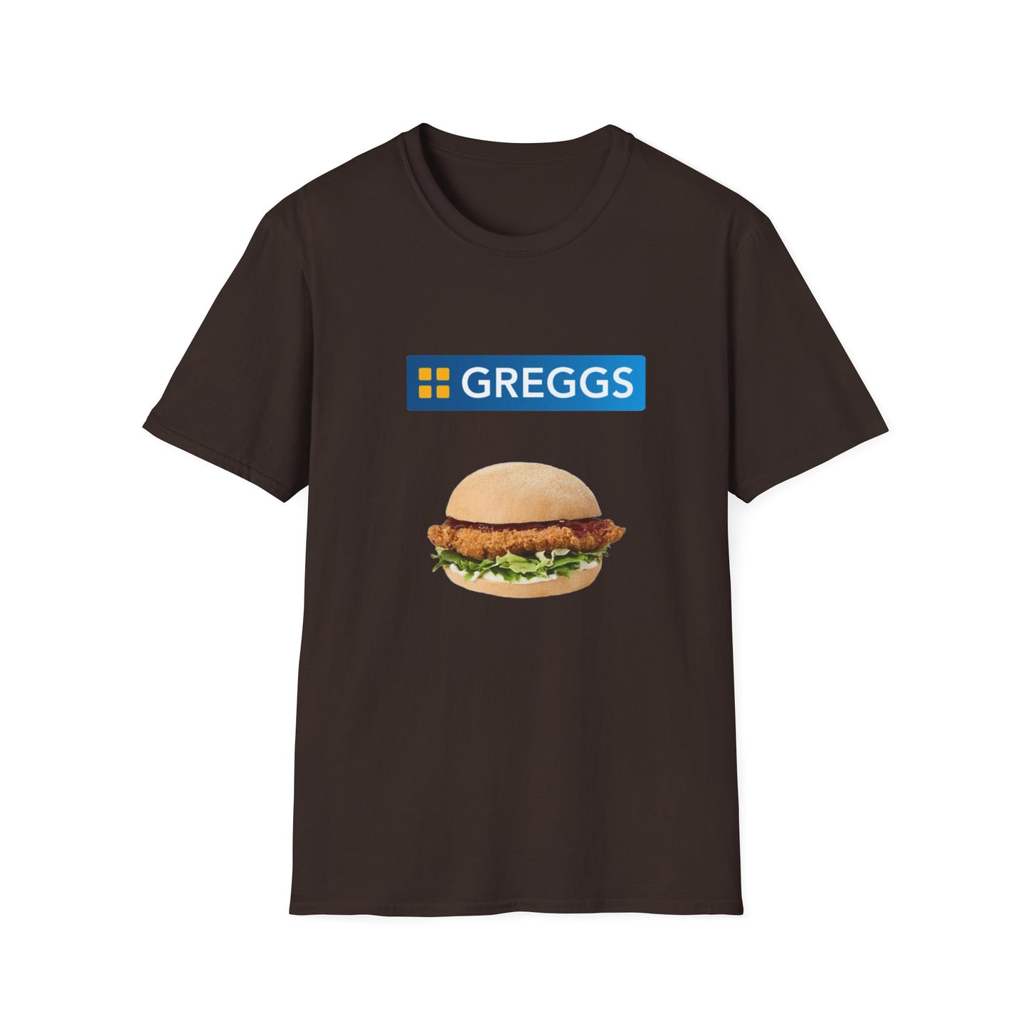 GREGGS Chicken Burger T-Shirt - Unisex Softstyle