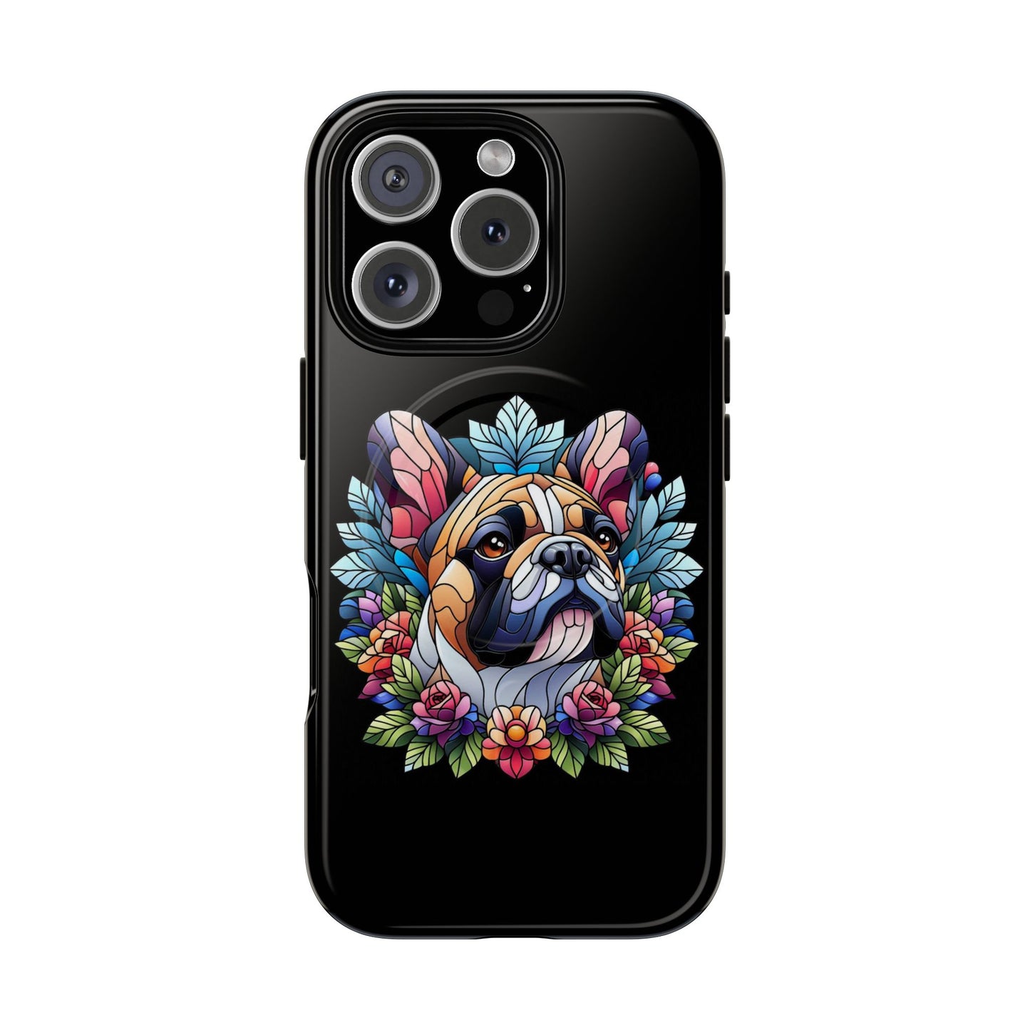 French Bulldog Stained Glass Tough Magnetic Cases