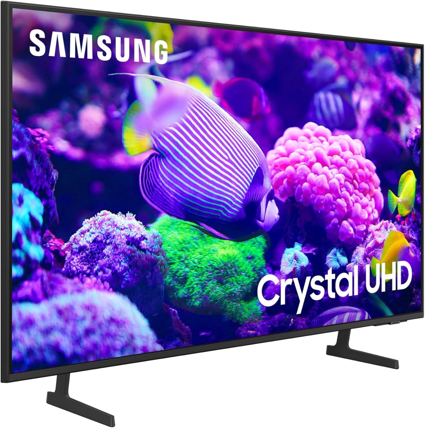 SAMSUNG 43-Inch Class DU7200B (2024) Crystal UHD 4K Smart Tizen TV Slim Look | Purcolor | Mega Contrast | Motion Xcelerator | Q-Symphony-Only | UN43DU7200BXZA (Renewed)