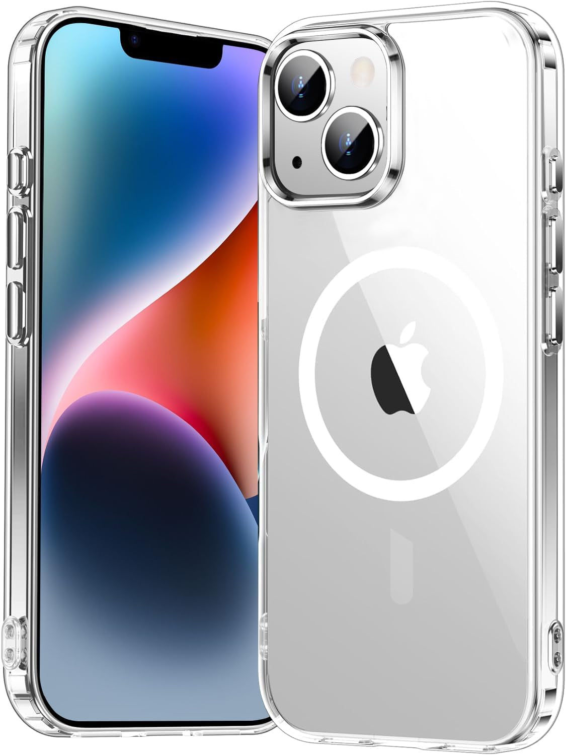 for Iphone 16E Case, [Compatible with Magsafe][Anti-Yellowing][Military-Grade Protection] Shockproof Slim Magnetic Phone Sleeve for Iphone 16E 6.1'', Clear TRUCK DRIVER