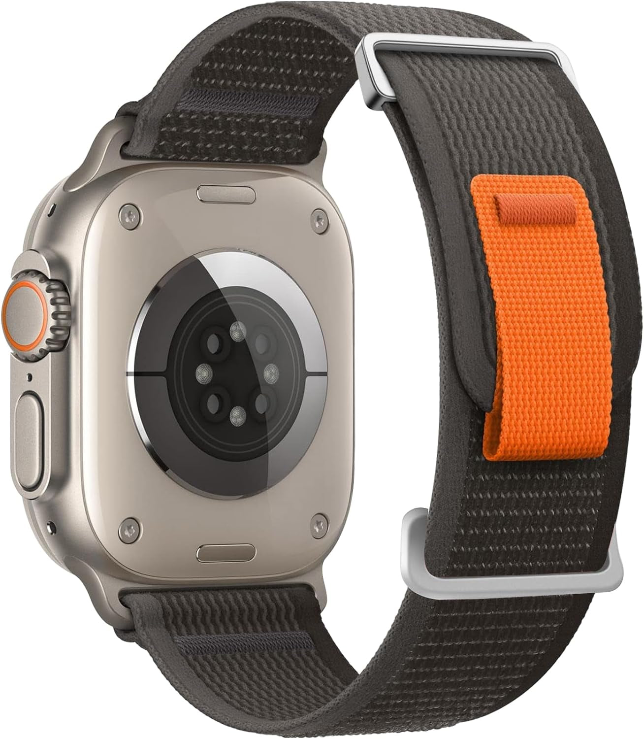 Trail Loop Nylon Band - Compatible with Apple Watch Ultra 2/Ultra Band 49Mm 45Mm 44Mm 42Mm for Men Women, Soft Braided Elastic Weave Sport Strap for Iwatch Ultra 2, Iwatch Ultra Series SE 9/8/7/6/5/4