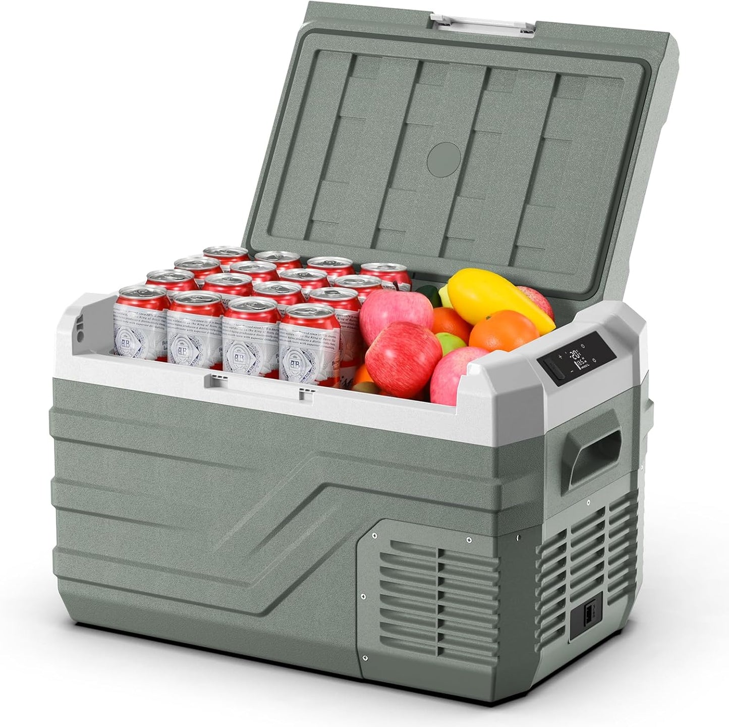 Car Refrigerator 12 Volt Refrigerator 28 Quart Portable Freezer 12V Car Fridge Portable Fridge Freezer 12/24V DC 110~240 Volt AC for Truck RV Camper SUV Electric Cooler for Camping -4℉-68℉ TRUCK DRIVER
