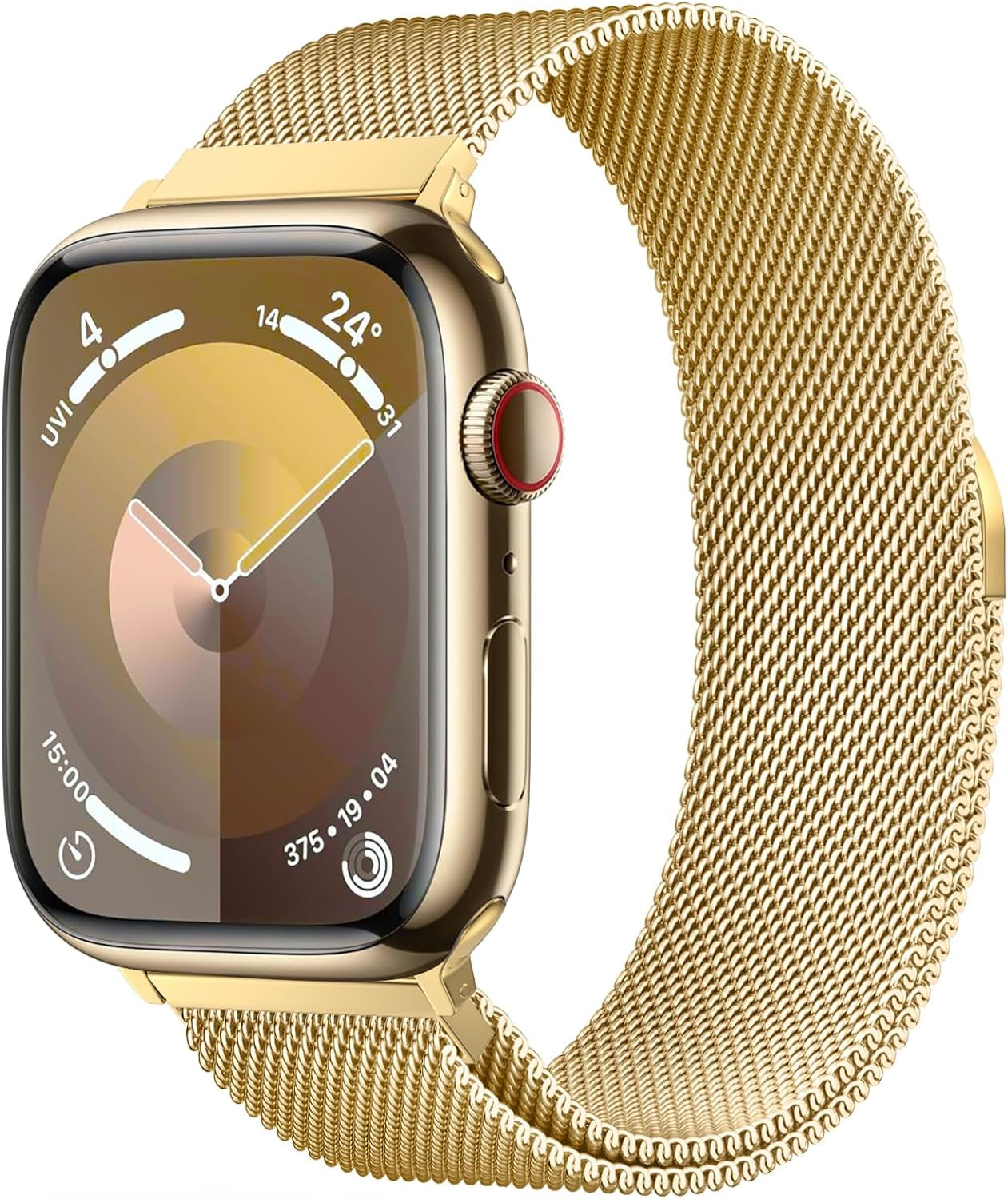 Original Stainless Steel Milanese Loop Compatible with Apple Watch Band 38Mm 40Mm 41Mm 42Mm 44Mm 45Mm 49Mm, Magnetic Clasp Replacement Band for Iwatch Series 9, Ultra 2, SE, Ultra, 8 7 6 5 4 3 2 1,