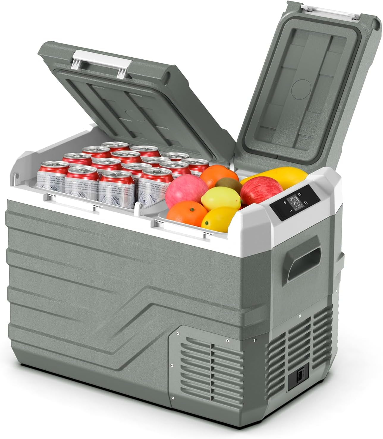 Car Refrigerator 12 Volt Refrigerator 28 Quart Portable Freezer 12V Car Fridge Portable Fridge Freezer 12/24V DC 110~240 Volt AC for Truck RV Camper SUV Electric Cooler for Camping -4℉-68℉ TRUCK DRIVER