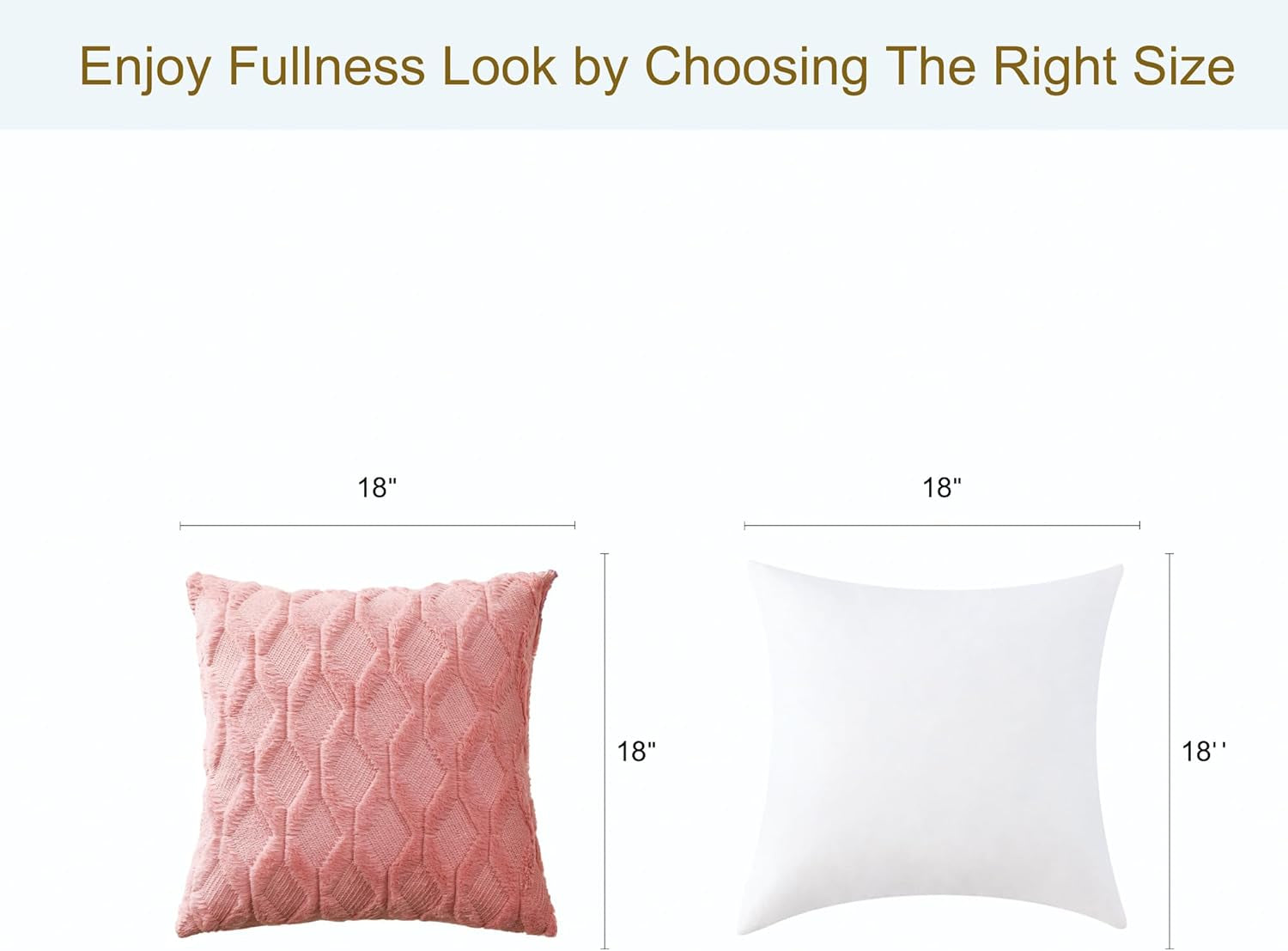 Pack of 2 Faux Wool Throw Pillow Covers 20X20 Inches Decorative Farmhouse Velvet Couch Pillow Case Soft Plush Square Boho Cushion Pillowcase, Embroidery, Geometric, Home, Coral Red