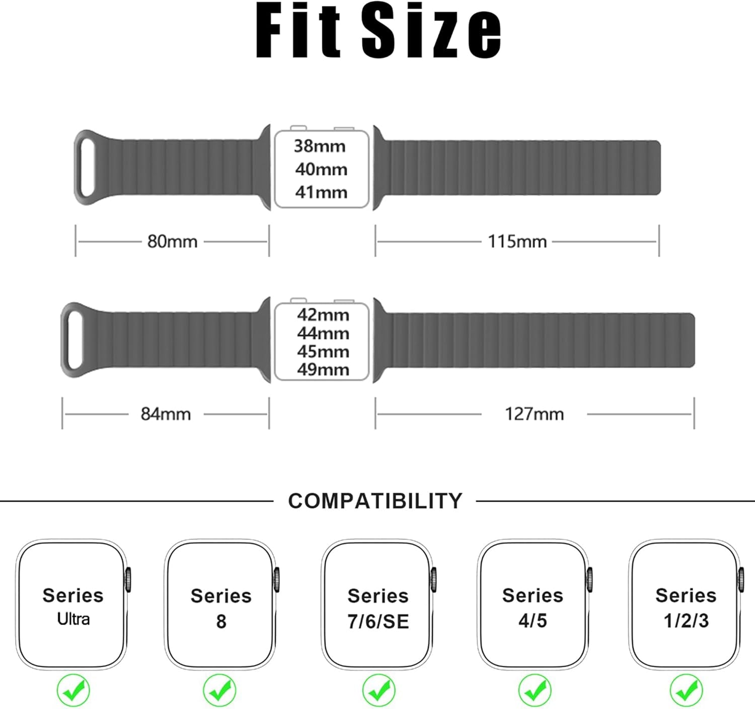 Silicone Magnetic Clasp Sports Band Compatible with Watch Band 38Mm 40Mm 41Mm for Women Men Replacement Strap for Watch SE Series 8 7 6 5 4 3 - Black & Orange
