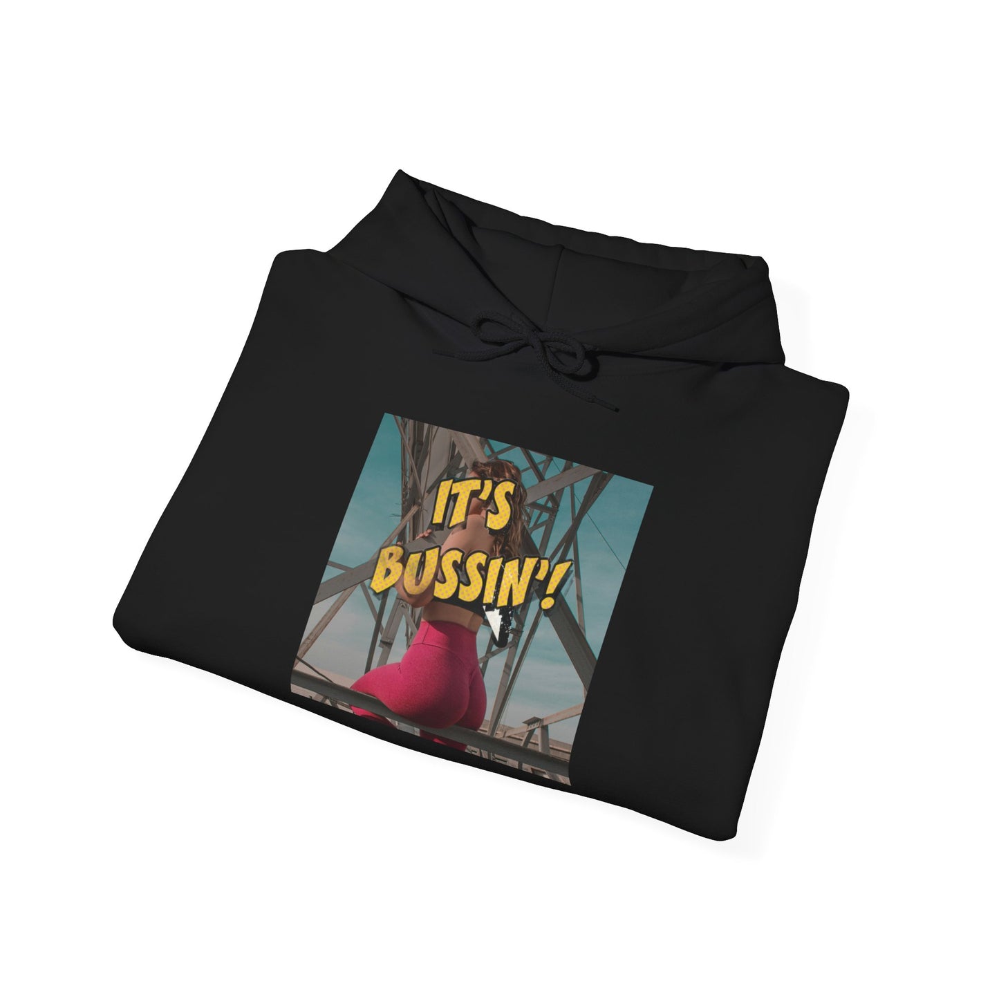 IT'S BUSSIN BOOTY Unisex Heavy Blend™ Hooded Sweatshirt