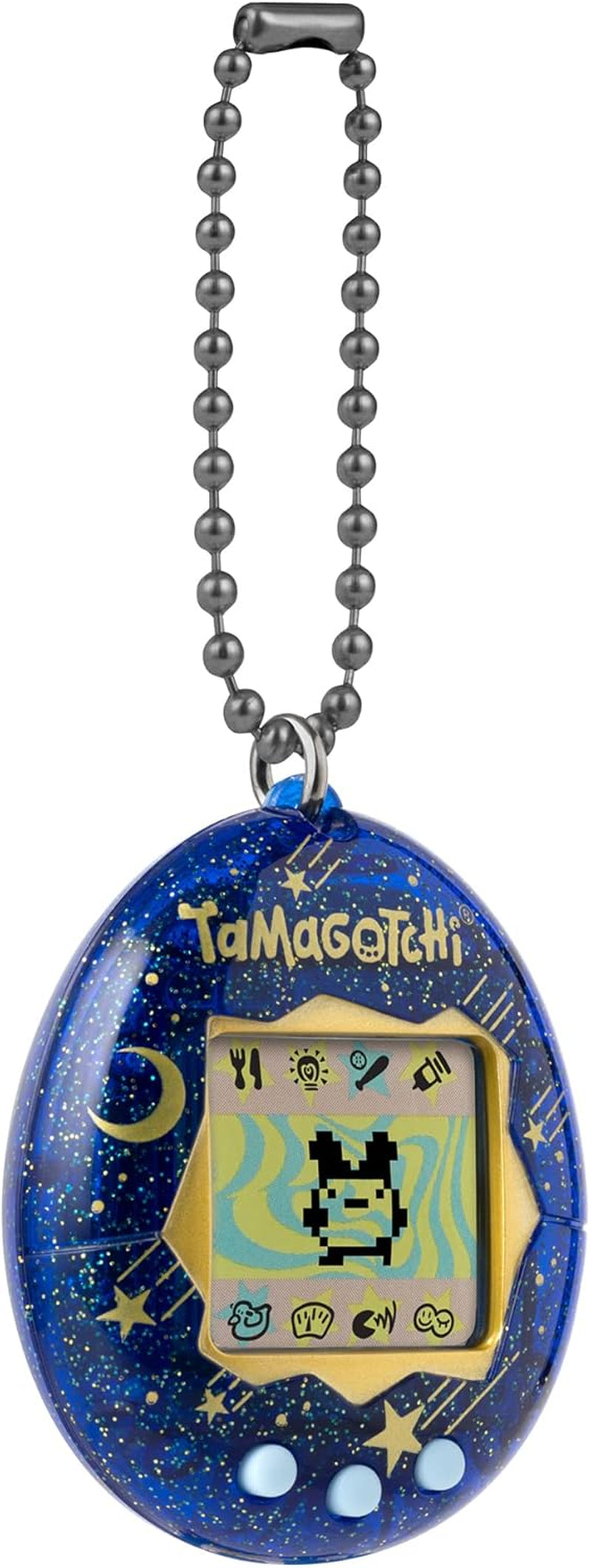 Bandai  Original Starry Night Shell |  Original Cyber Pet 90S Adults and Kids Toy with Chain | Retro Virtual Pets Are Great Boys and Girls Toys or Gifts for Ages 8+ BanUK