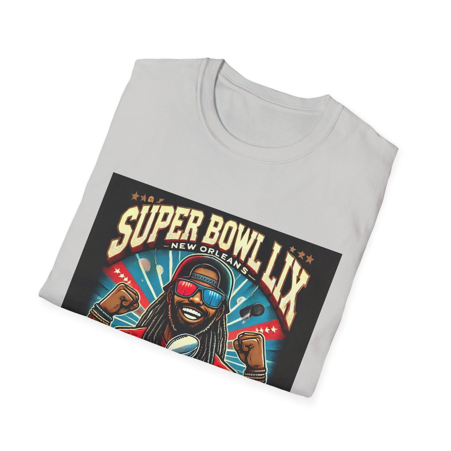 T-Shirt,Hoodie, !!! Super Bowl LIX New Orleans 2025 Unisex Softstyle T-Shirt