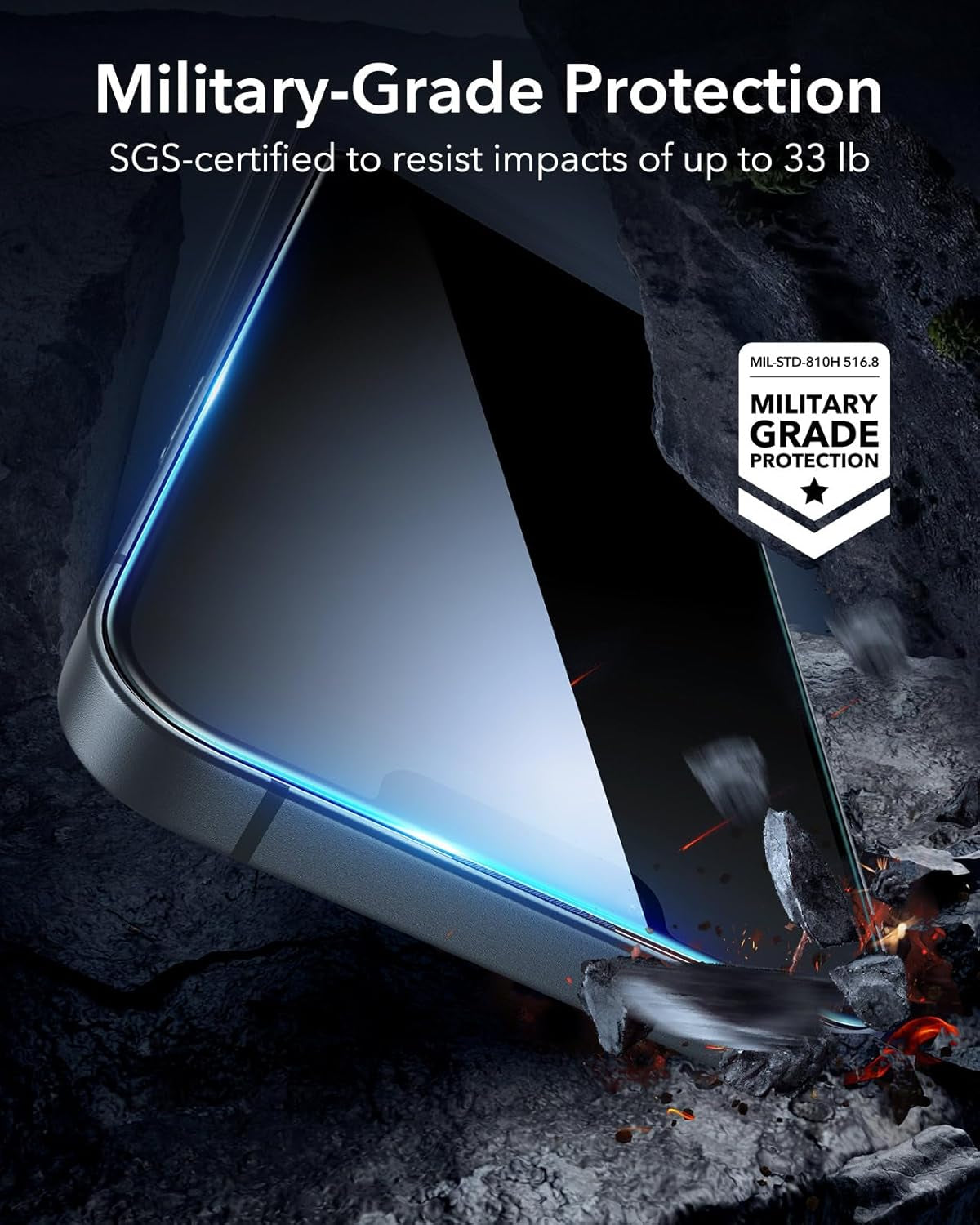 3 Pack for Iphone 16E/ Iphone SE 4/ Iphone 14/ Iphone 13/ Iphone 13 Pro Screen Protector, [9H Hardness] [Military Grade Shatterproof] Tempered Glass Film with Easy Installation Tool