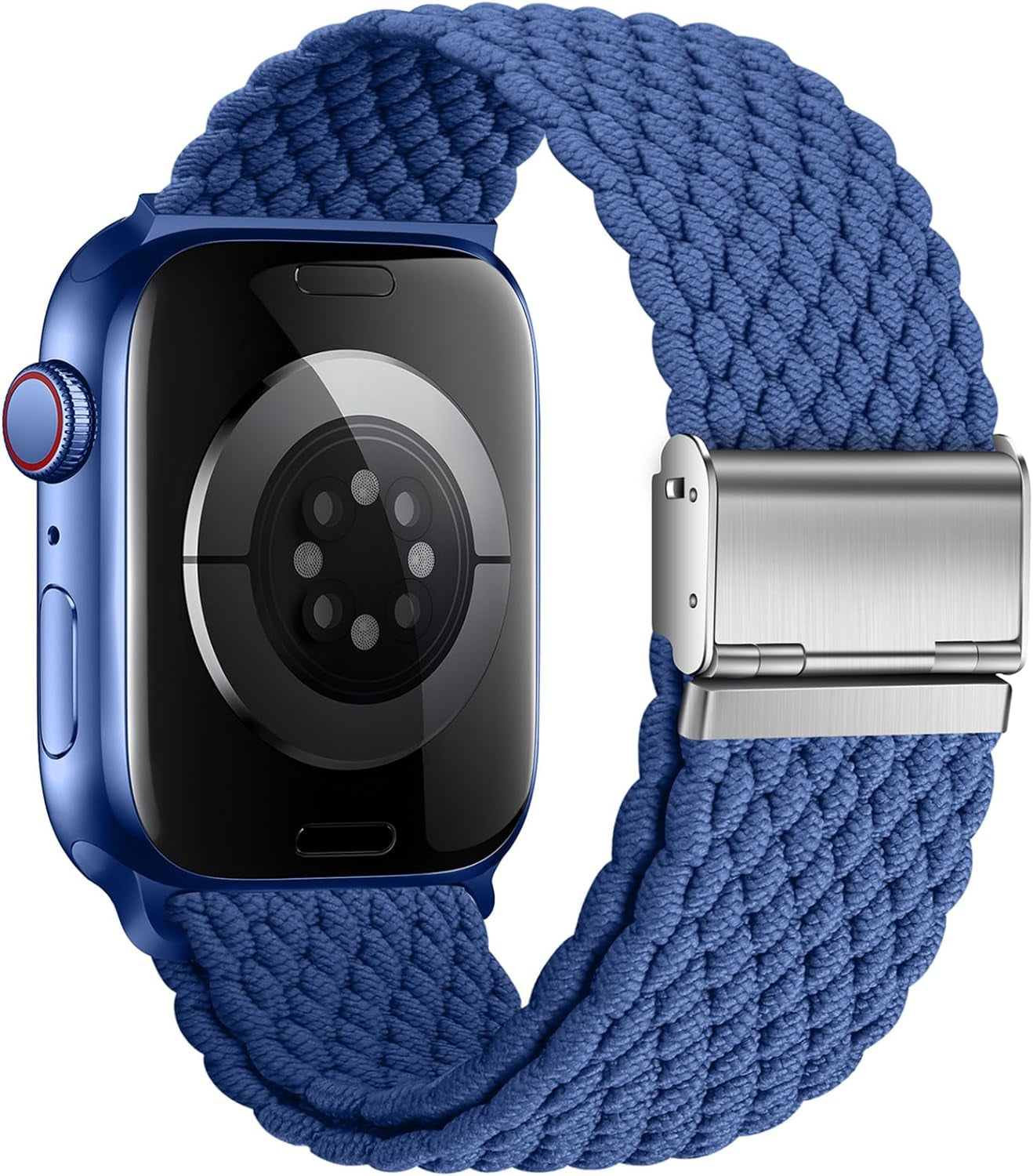 Compatible for Apple Watch Band 38Mm 40Mm 41Mm 42Mm 44Mm 45Mm 49Mm for Women Men,Stretchy Solo Loop Strap Adjustable Elastic Nylon Braided Wristband for Iwatch Series 9 8 7 6 SE 5 4 3 Ultra 2 1