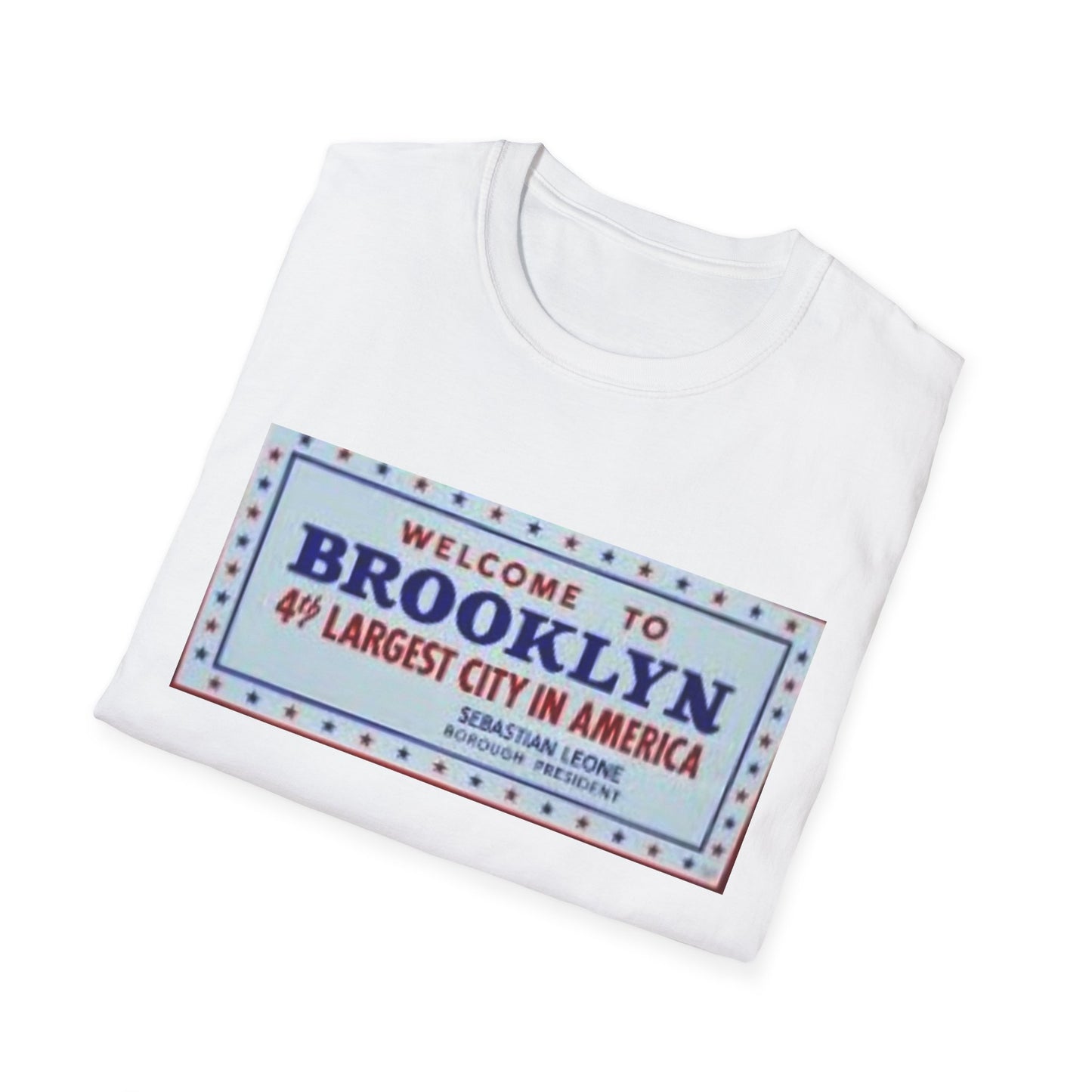 RETRO VINTAGE WELCOME TO BROOKLYNN NY Unisex Softstyle T-Shirt