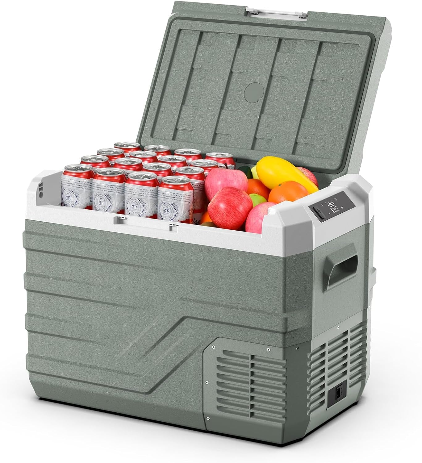 Car Refrigerator 12 Volt Refrigerator 28 Quart Portable Freezer 12V Car Fridge Portable Fridge Freezer 12/24V DC 110~240 Volt AC for Truck RV Camper SUV Electric Cooler for Camping -4℉-68℉ TRUCK DRIVER