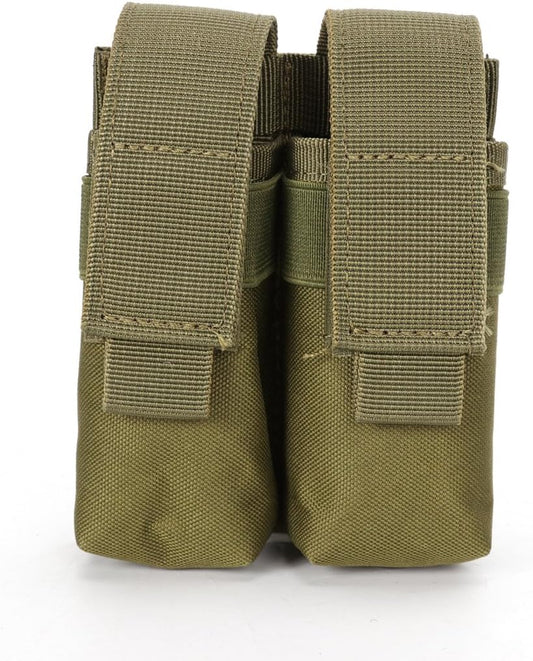 Tactical Double Pistol Magazine Pouch Mag Holder