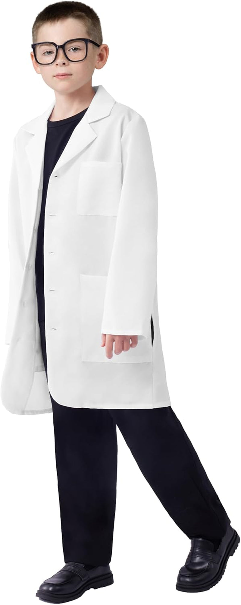 Kids Halloween Costume, Doctor Lab Coat Boys, Toddlers Medical Costume for Halloween Costumes Role Play Themed Parties (Small(5-7 Yrs))