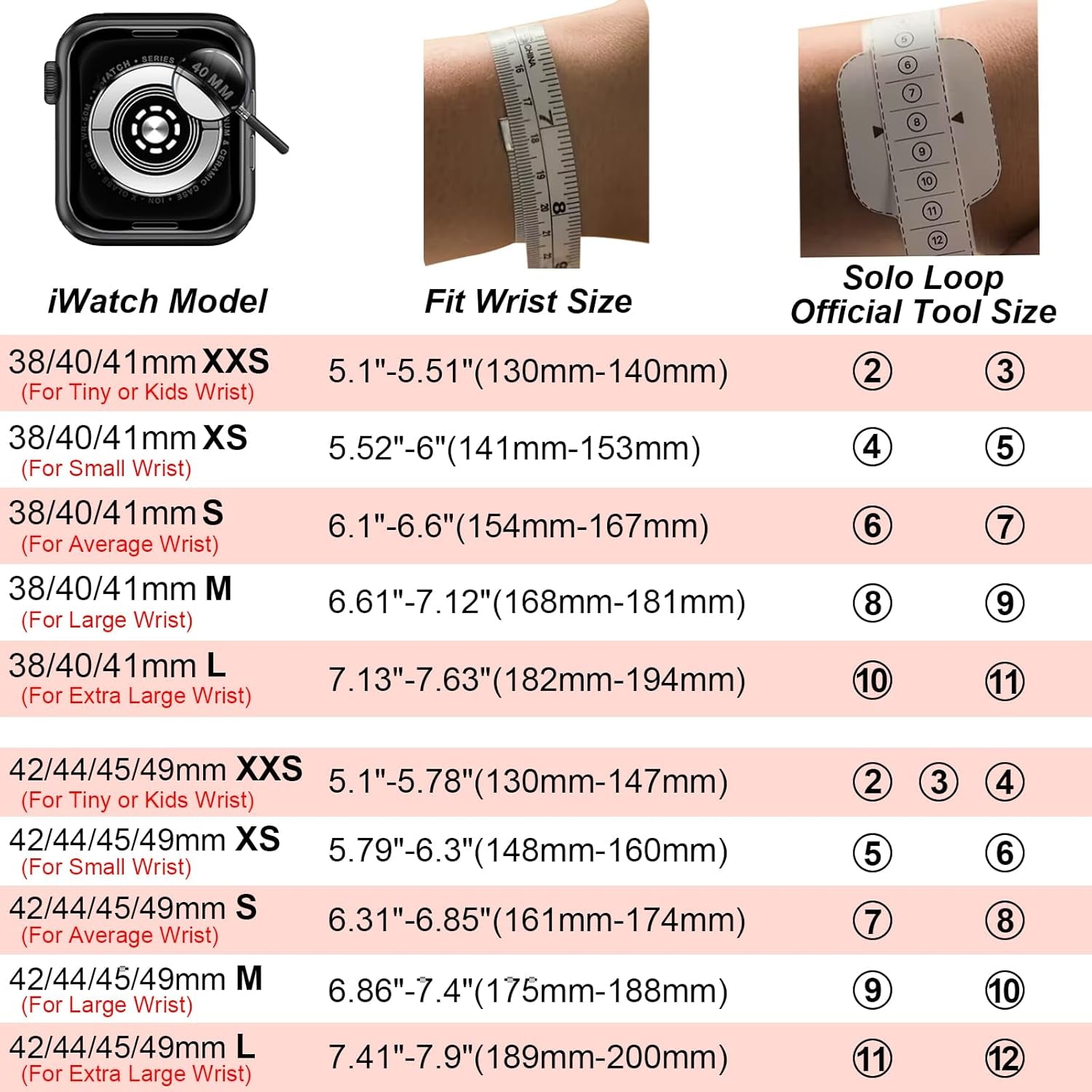 Braided Solo Loop Compatible with Apple Watch Bands 38Mm 40Mm 41Mm 42Mm 44Mm 45Mm 49Mm Women Men, Stretchy Elastic Nylon Sport Strap for Iwatch Bands Series 9/8/7/6/5/4/3/2/1/Se/Ultra