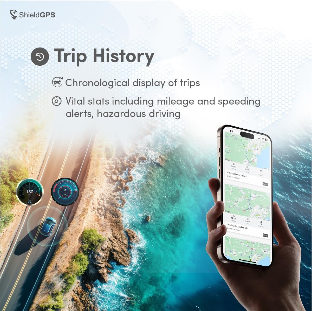 G1C - 4G Mini Wired GPS Tracker for Cars, Vehicles, Rvs, Motorbikes, E-Bikes - Easy Self Install for Tracking, anti Theft & Fleet Management - 7 Day Free Trial