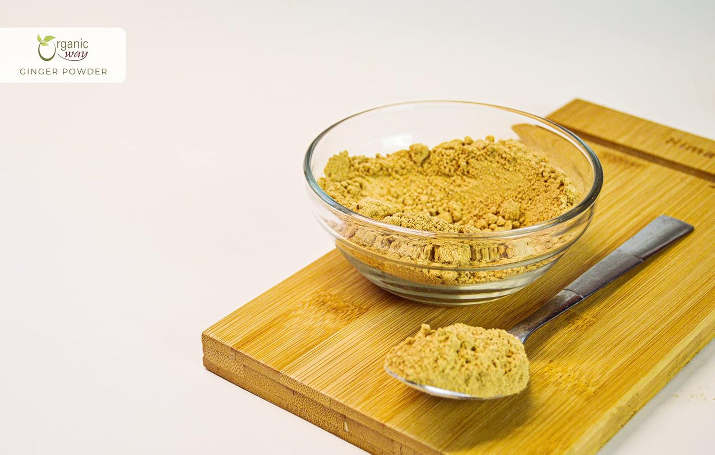 Ginger Root Powder (Zingiber Officinale Roscoe) - Kosher & USDA Certified | Non-Gmo & Gluten Free | Tested for Heavy Metal and Purity | Resealable Bag | 100% Raw from India (1/2LBS / 8Oz.) TLBH