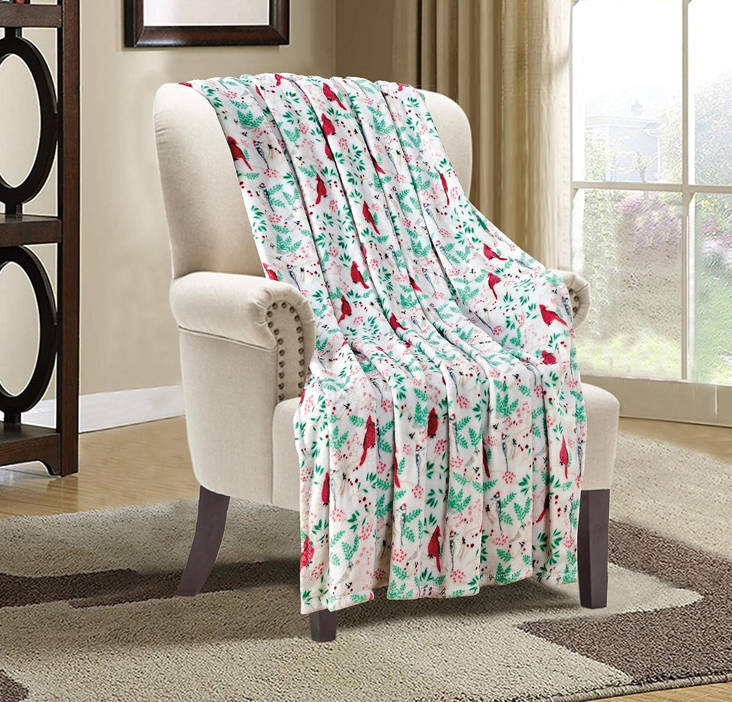 Velvet Touch Ultra Plush St Patricks Day Lucky Spring Green Clover Shamrock Irish Printed Fleece Throw/Blanket-50 X 60Inch, Lucky Plaid Clover