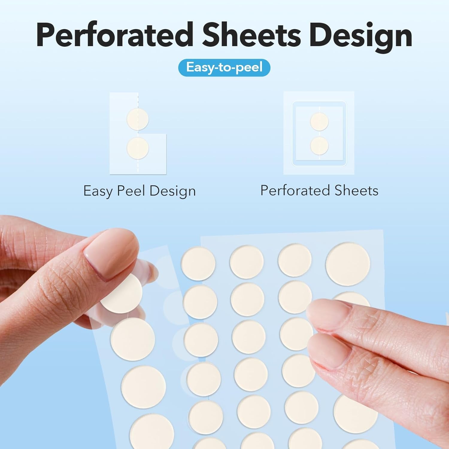 Pimple Patches for Face, Hydrocolloid Acne Patches, Cute round Shape Zit Covers, Spot Stickers with Tea Tree, Salicylic Acid & Cica Oil| 2 Sizes (9Mm, 12Mm) |288 Count