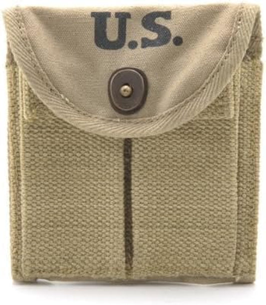 U.S. WW2 M1 Carbine Butt Magazine Pouch WWII /M1 Carbine Buttstock Type Pouch OD Green Ammo Pouch Bag