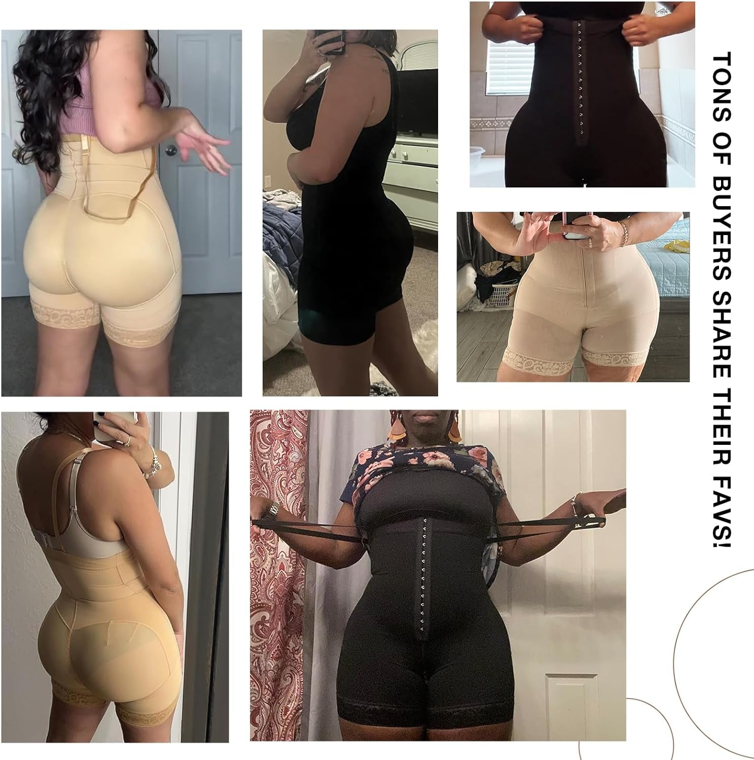 Fajas Colombianas Shaping Girdles Shapewear Tummy Control Butt Lifter Bodysuit BBL Fajas