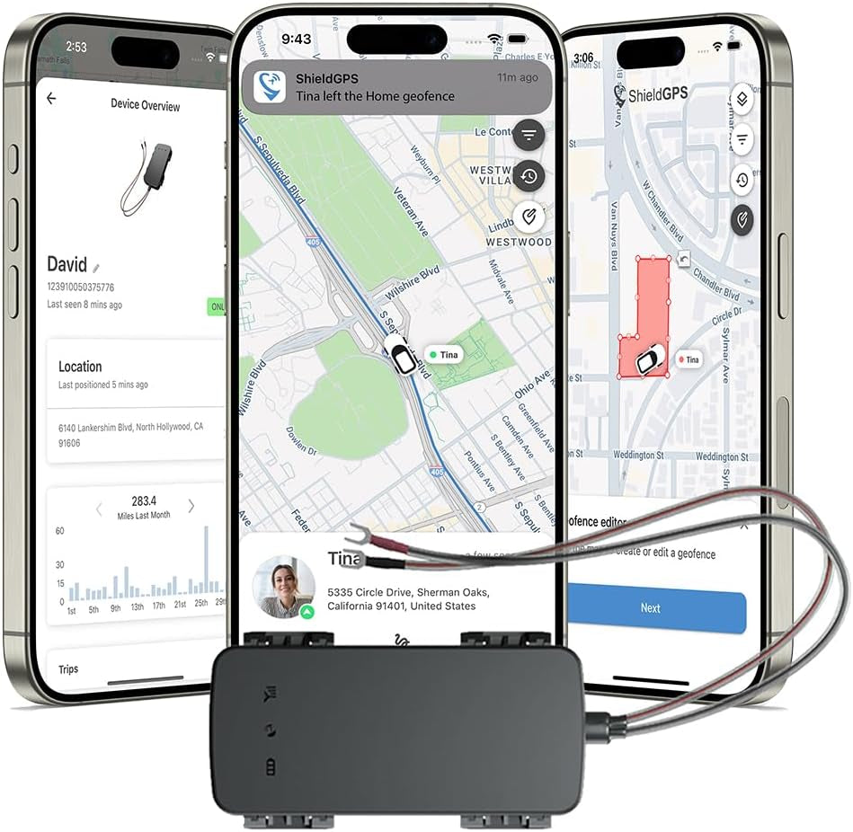 G1C - 4G Mini Wired GPS Tracker for Cars, Vehicles, Rvs, Motorbikes, E-Bikes - Easy Self Install for Tracking, anti Theft & Fleet Management - 7 Day Free Trial