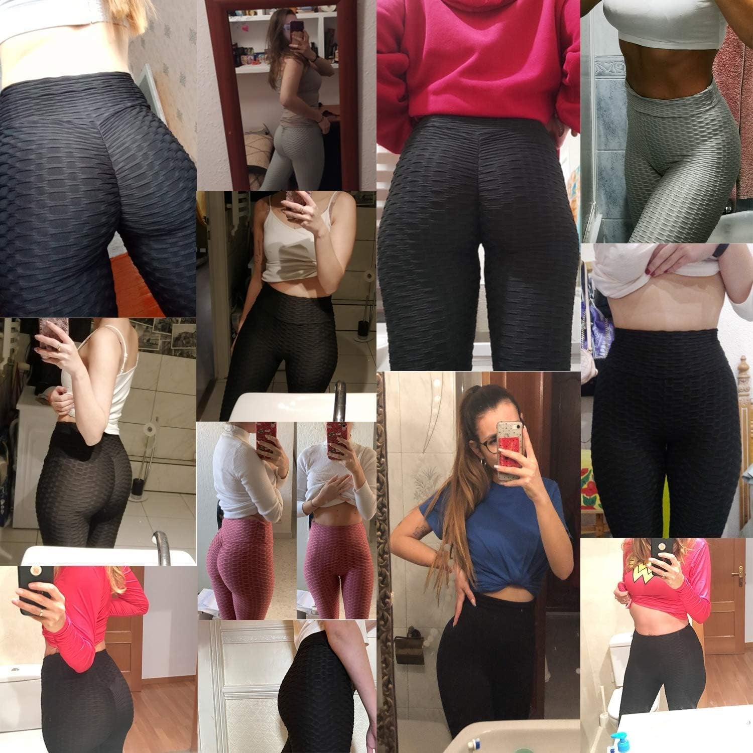 Women TIK TOK Leggings Shorts Butt Lift Scrunch Textured Leggings Workout Running Beach Hot Shorts