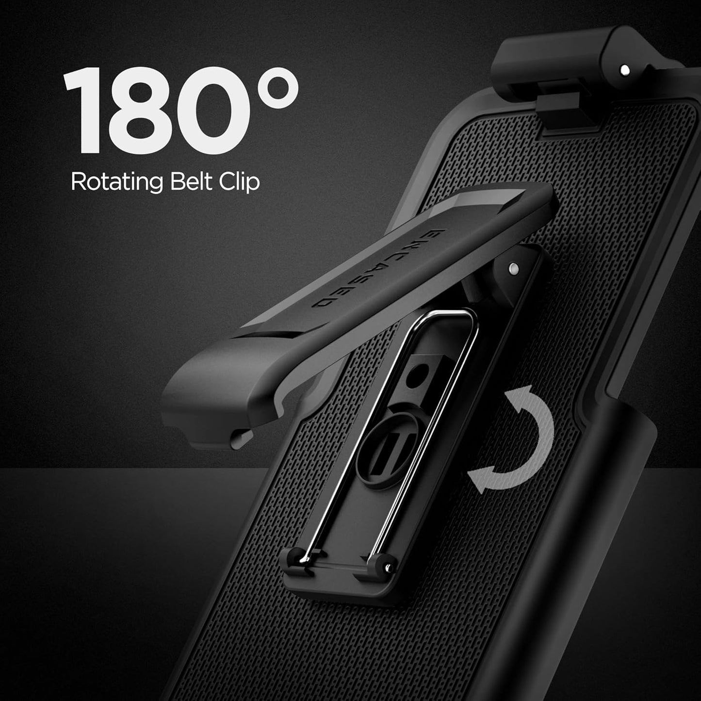 Designed for Samsung Galaxy S25 Ultra Case with Belt Clip (Compatible with Magsafe Qi2) Dual-Layer Rugged Cover with Phone Holster (Voyager Series) (S25 Ultra)