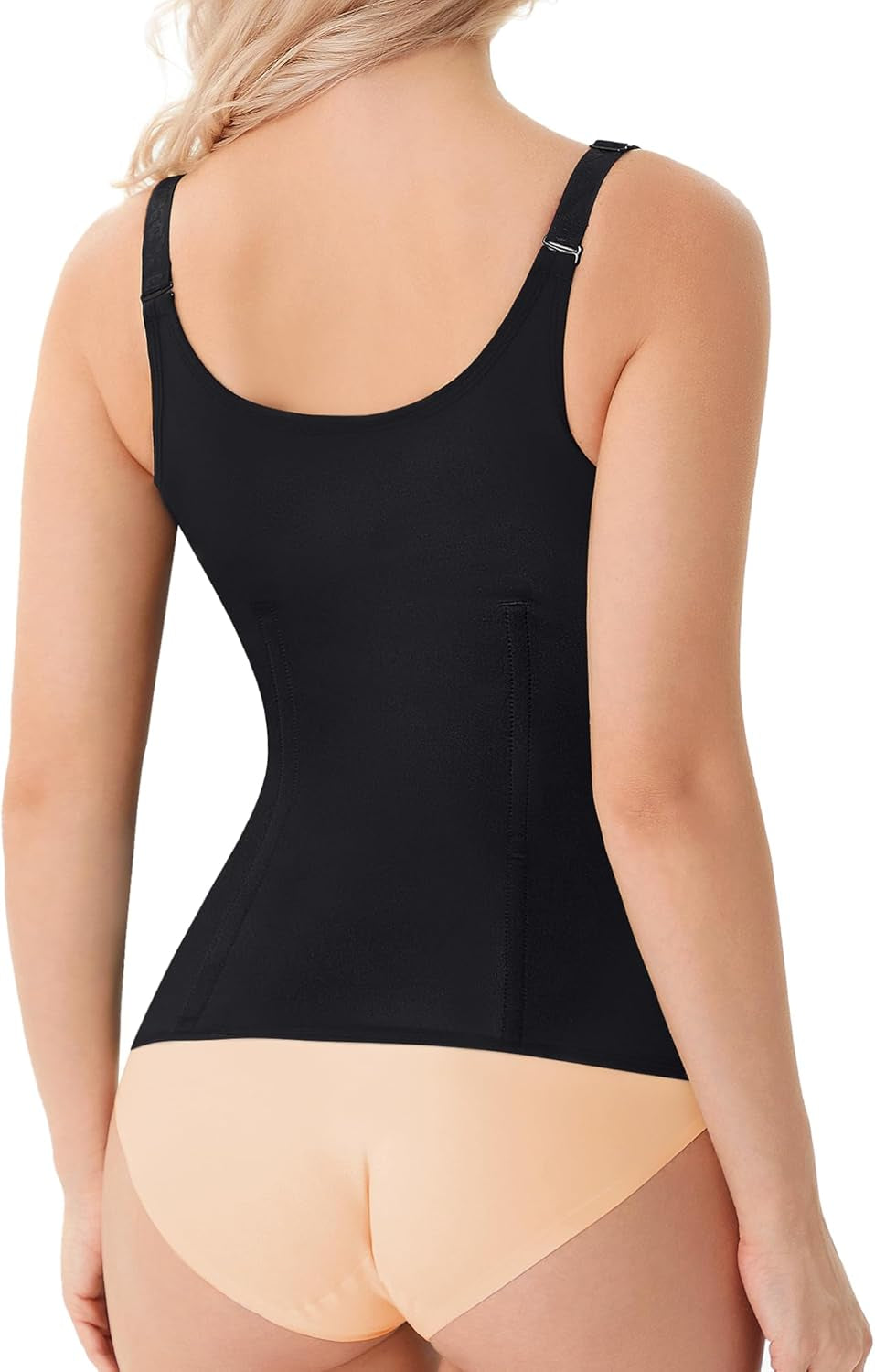 Waist Trainer Corset for Women Tummy Control Sport Workout Body Shaper Black