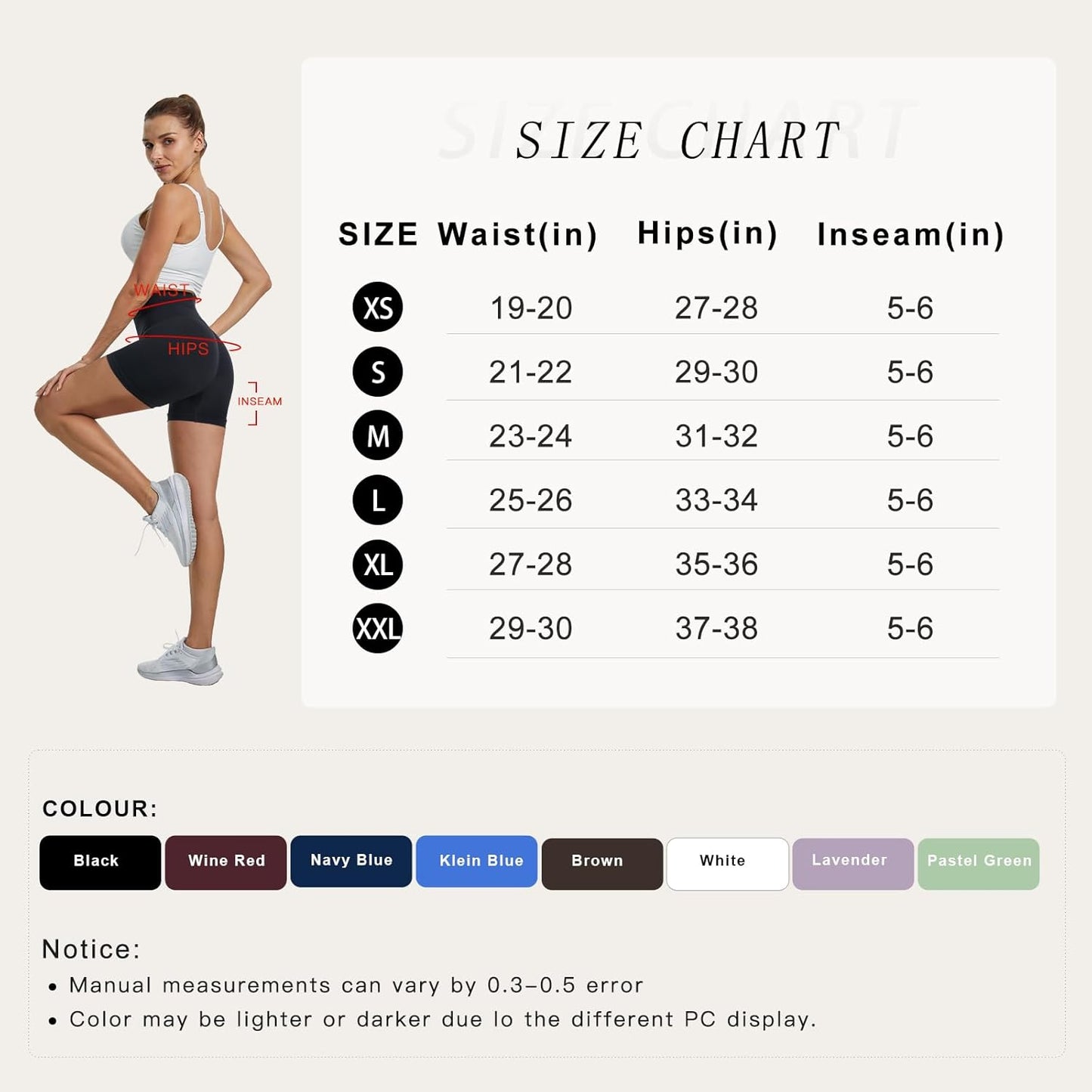 Womens Biker Shorts High Waist Seamless Scrunch Butt Lifting Gym Workout Yoga Athletic Shorts