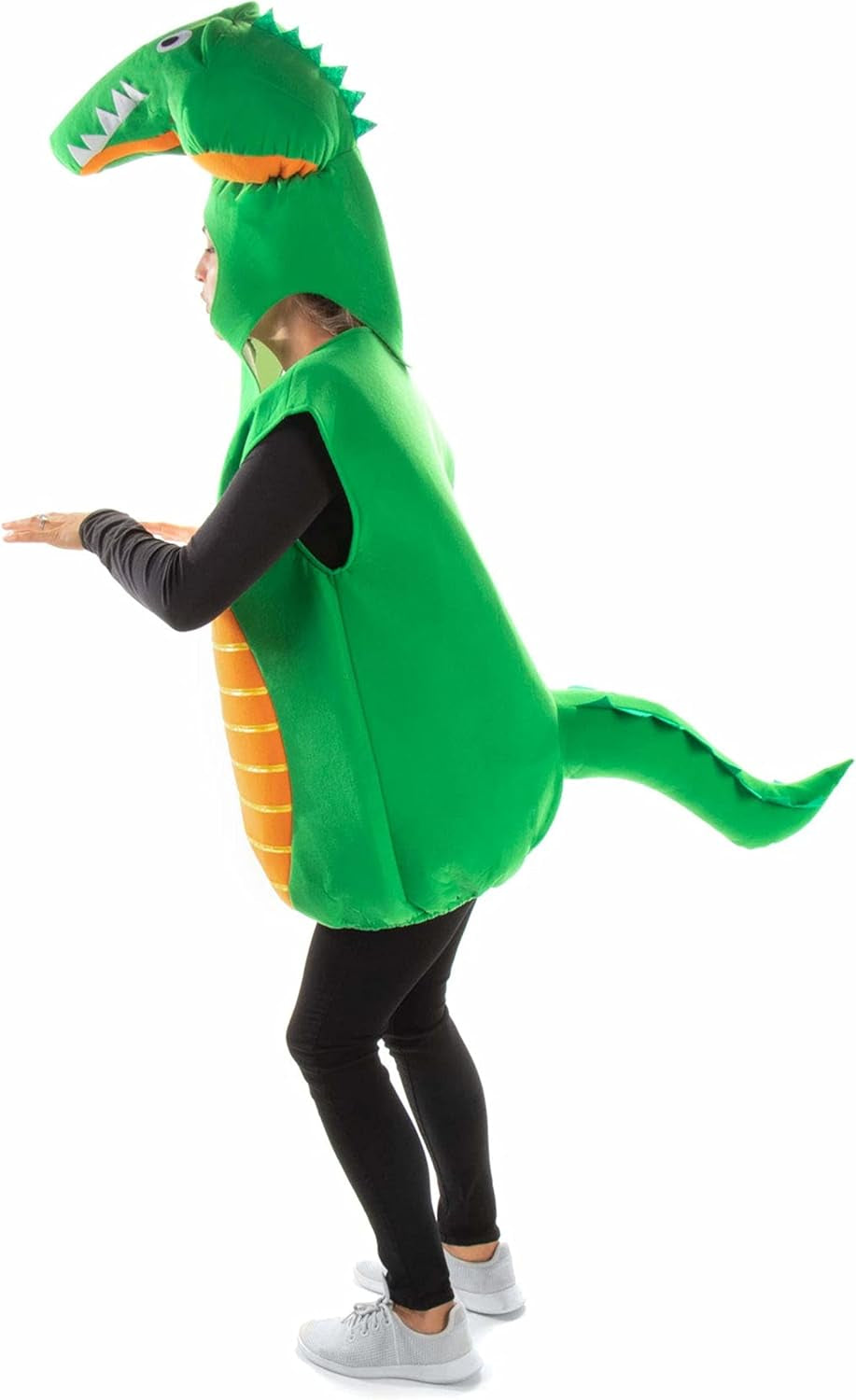 Crikey Crocodile Halloween Costume - Funny Adult One-Size Unisex Animal Suit