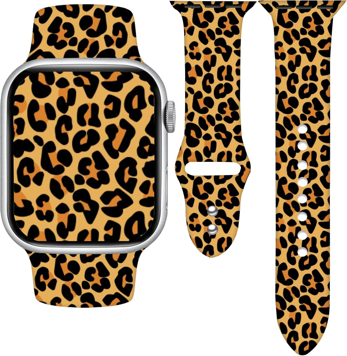 Holidays Sport Watch Band Compatible with Apple Watch 38Mm 40Mm 41Mm for Women Men,Soft Silicone Replacement Wristband for Iwatch Series Ultra 10 9 8 7 6 5 4 3 2 1 SE