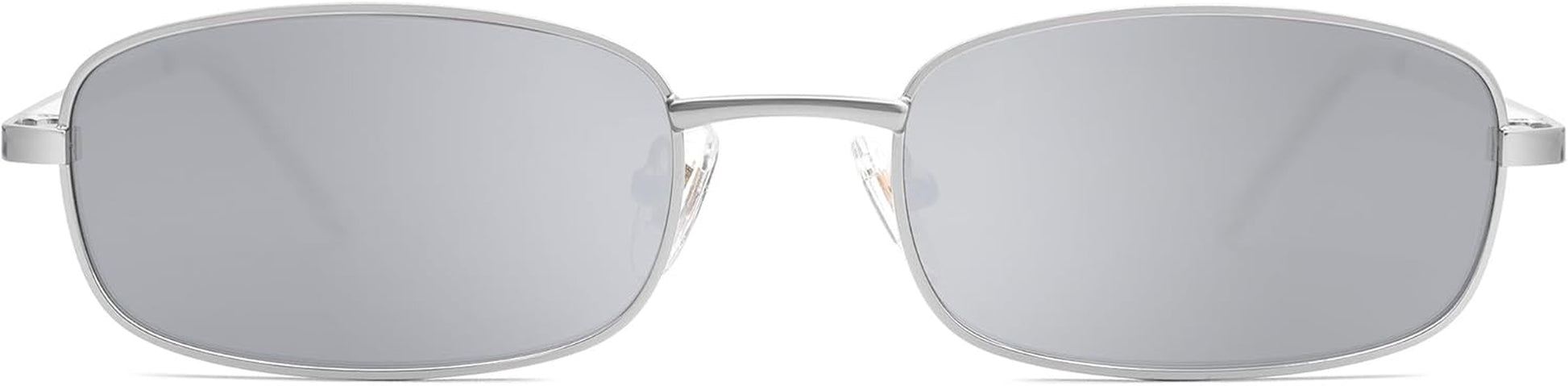 Small Y2K Narrow Rectangle Sunglasses Womens Mens Retro 80S 90S Skinny Sunnies SJ1187